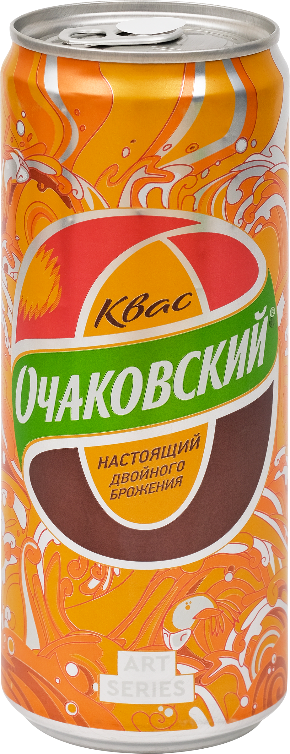 Изображение товара Квас ОЧАКОВО фильтрованный пастеризованный 0.33л - натуральный напиток для здоровья
