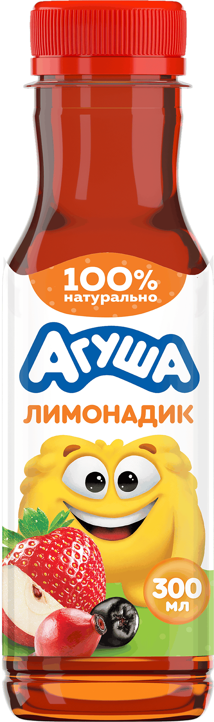 Изображение товара Детский сокосодержащий лимонадик Агуша с натуральными соками 300мл Изображение товара Детский сокосодержащий лимонадик Агуша с натуральными соками 300мл