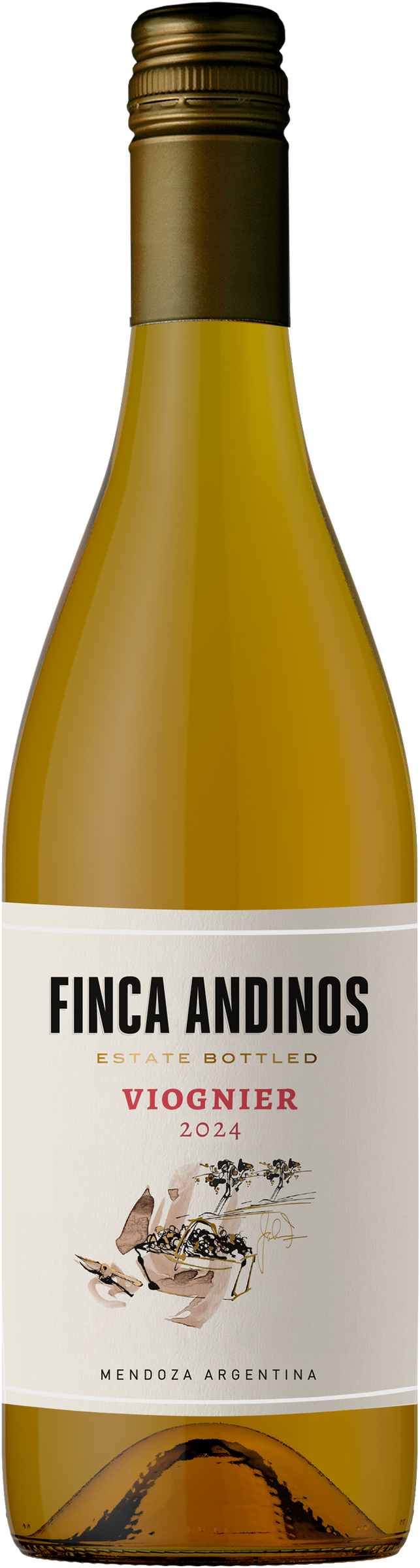 Изображение товара Вино FINCA ANDINOS Viognier ординарное сортовое белое сухое, 0.75л
