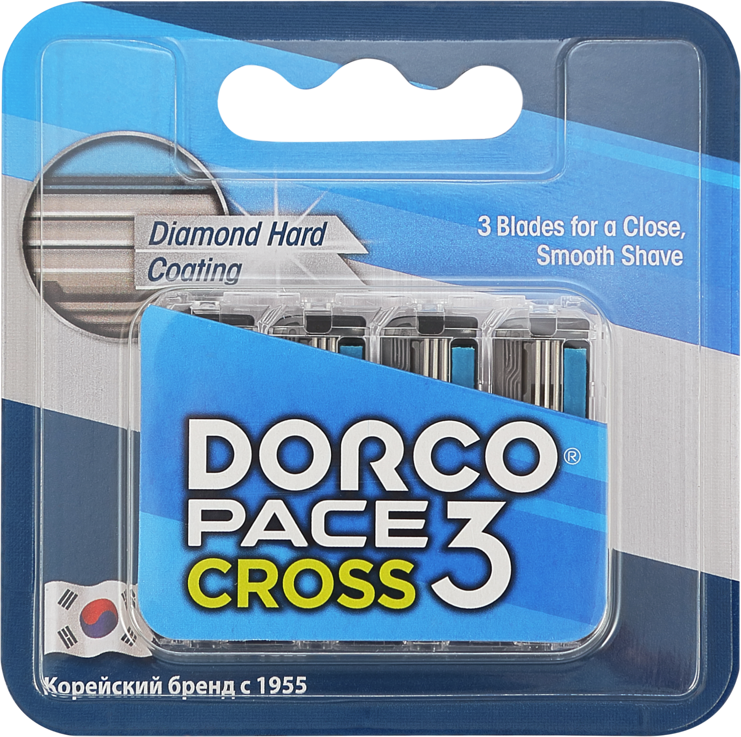Изображение товара Кассеты сменные для станка DORCO 3 лезвия, 4шт