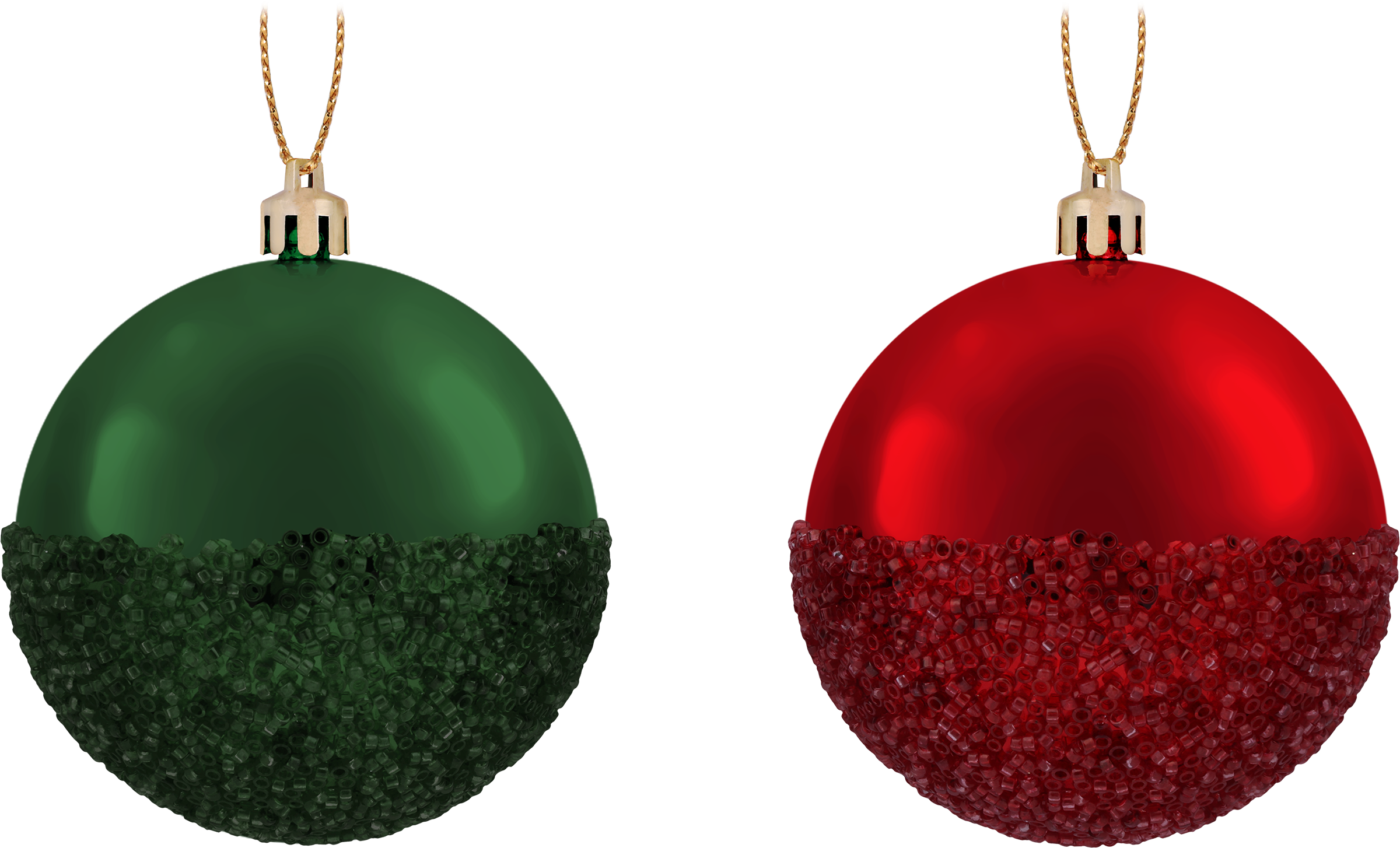 Изображение товара Шар елочный HOMECLUB Морозный глиттер 8см белый серебристый красный в ассортименте