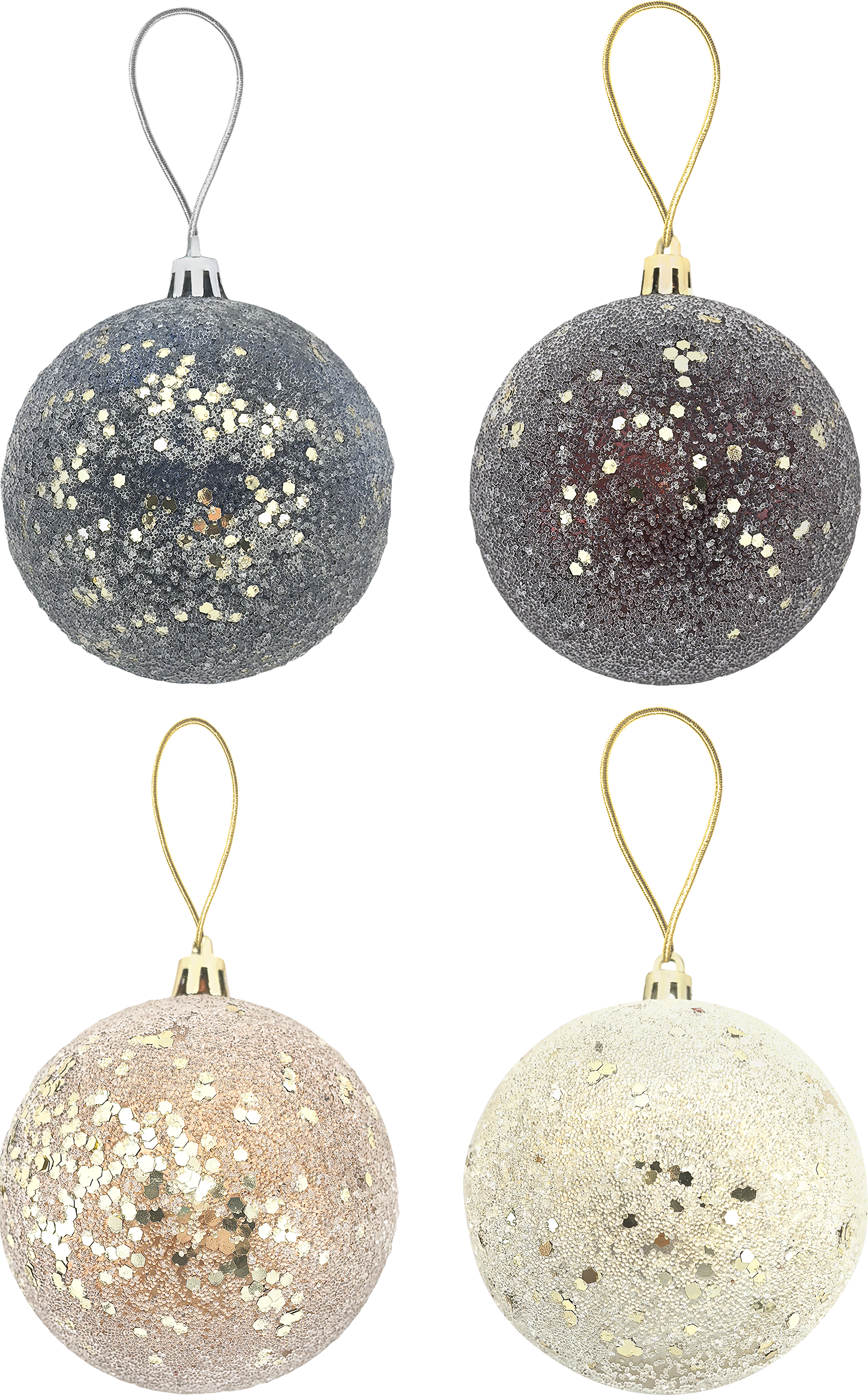 Изображение товара ЕЛОЧНЫЙ ШАР HOMECLUB Морозный узор, 8см, пластиковый, в ассортименте