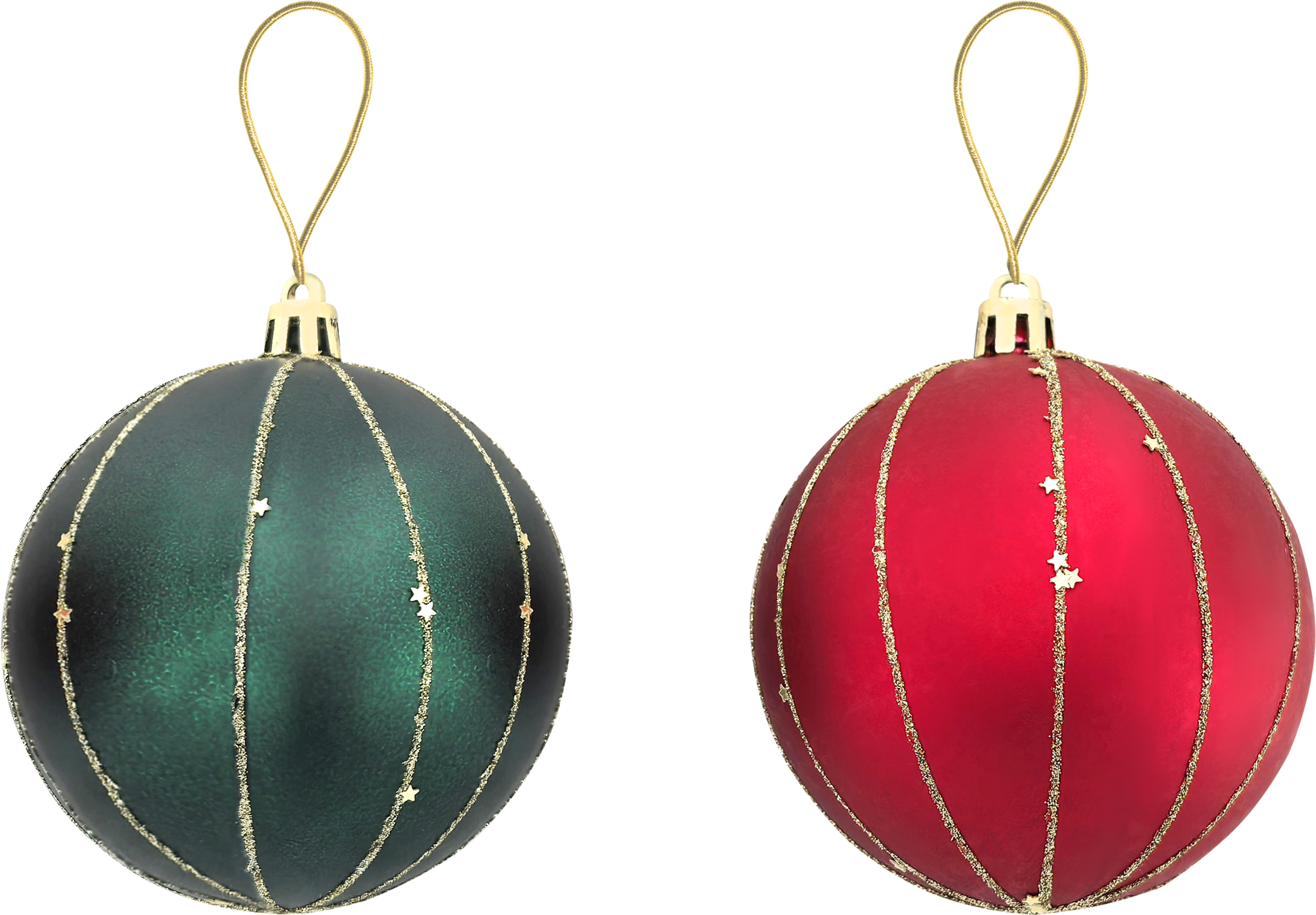 Изображение товара Шар елочный HOMECLUB Звездный путь 8см красно-зеленый пластик