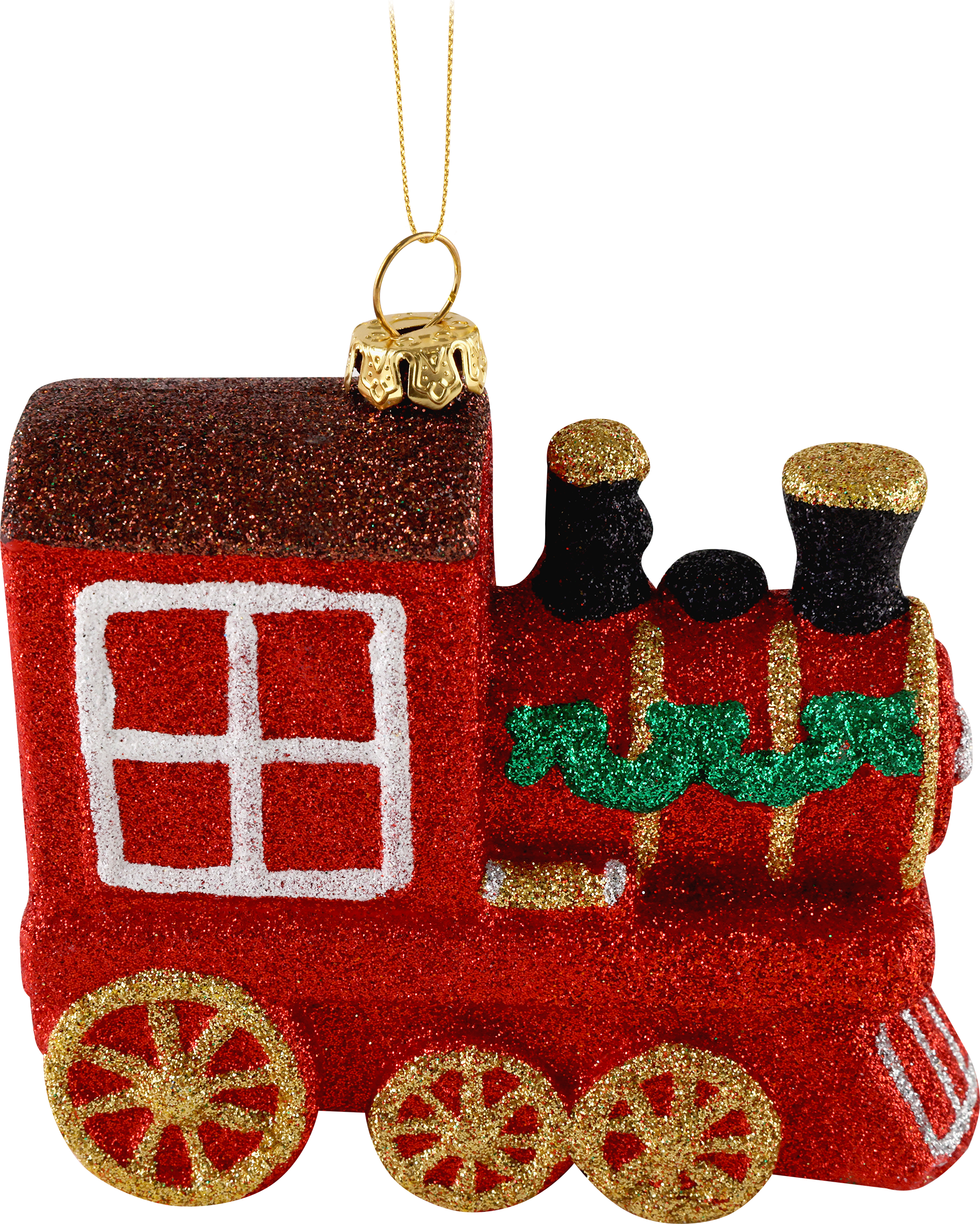 Изображение товара Украшение елочное HOMECLUB Рождественский сувенир с глиттером