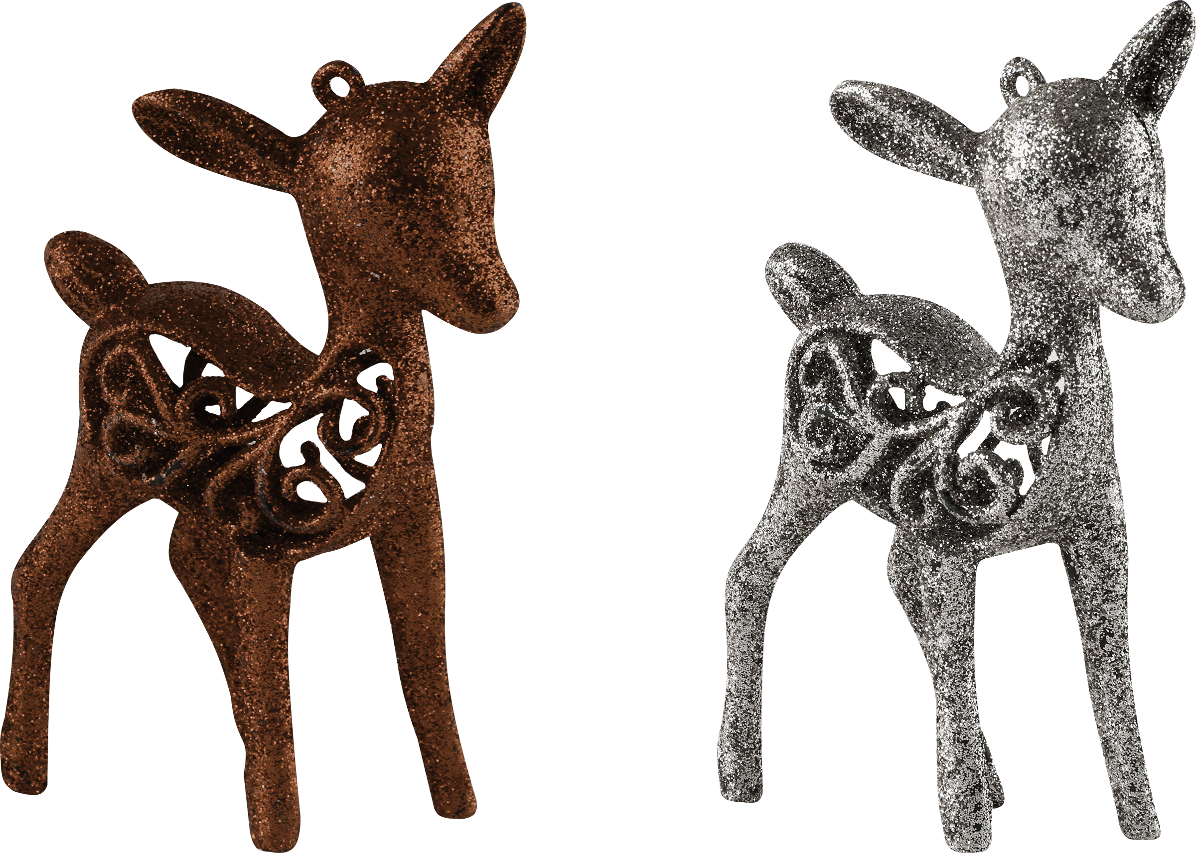 Изображение товара Набор украшений HOMECLUB Оленята 14см 4 шт карамель Китай