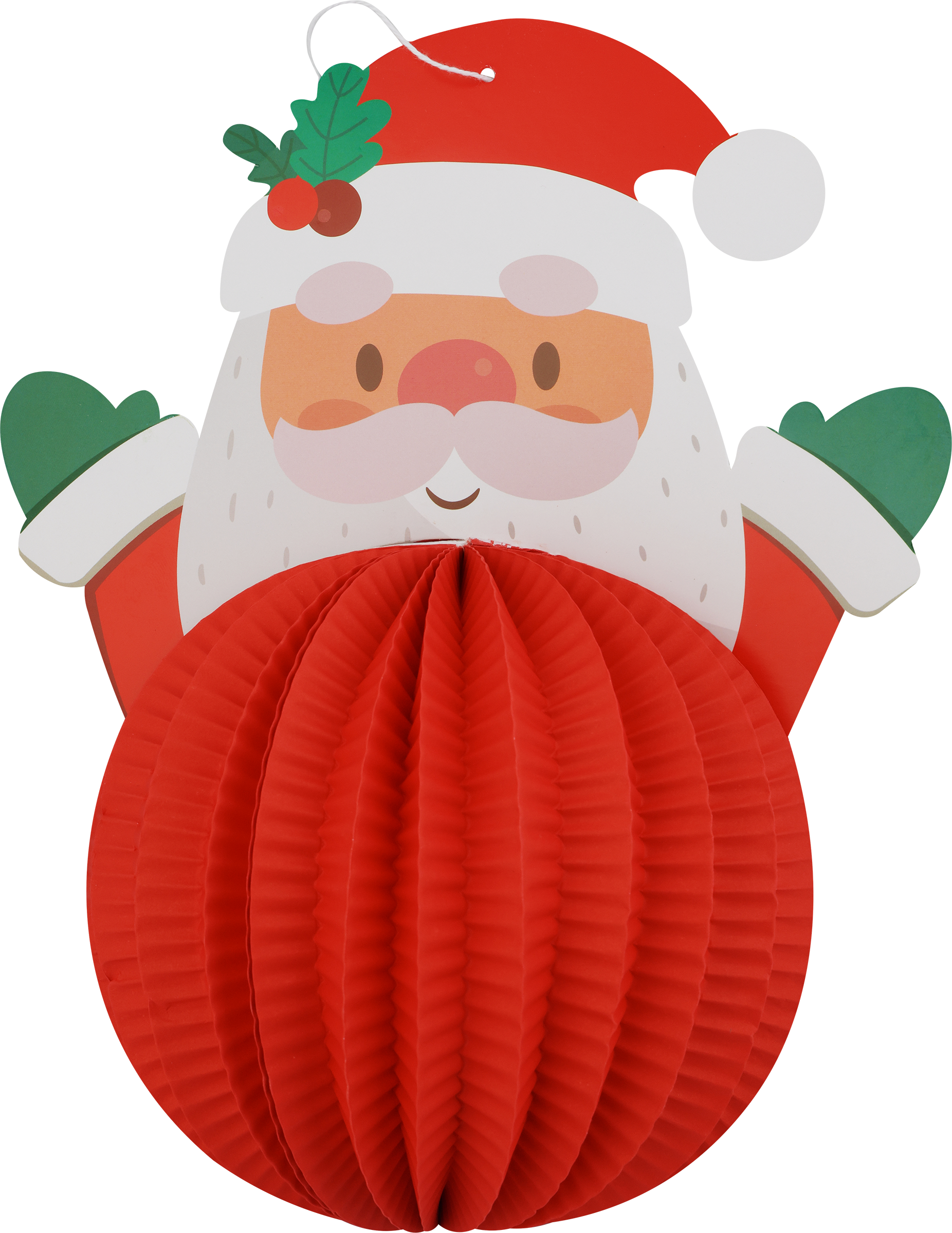 Изображение товара Шар бумажный HOMECLUB Санта/Снеговик/Олень для Нового года