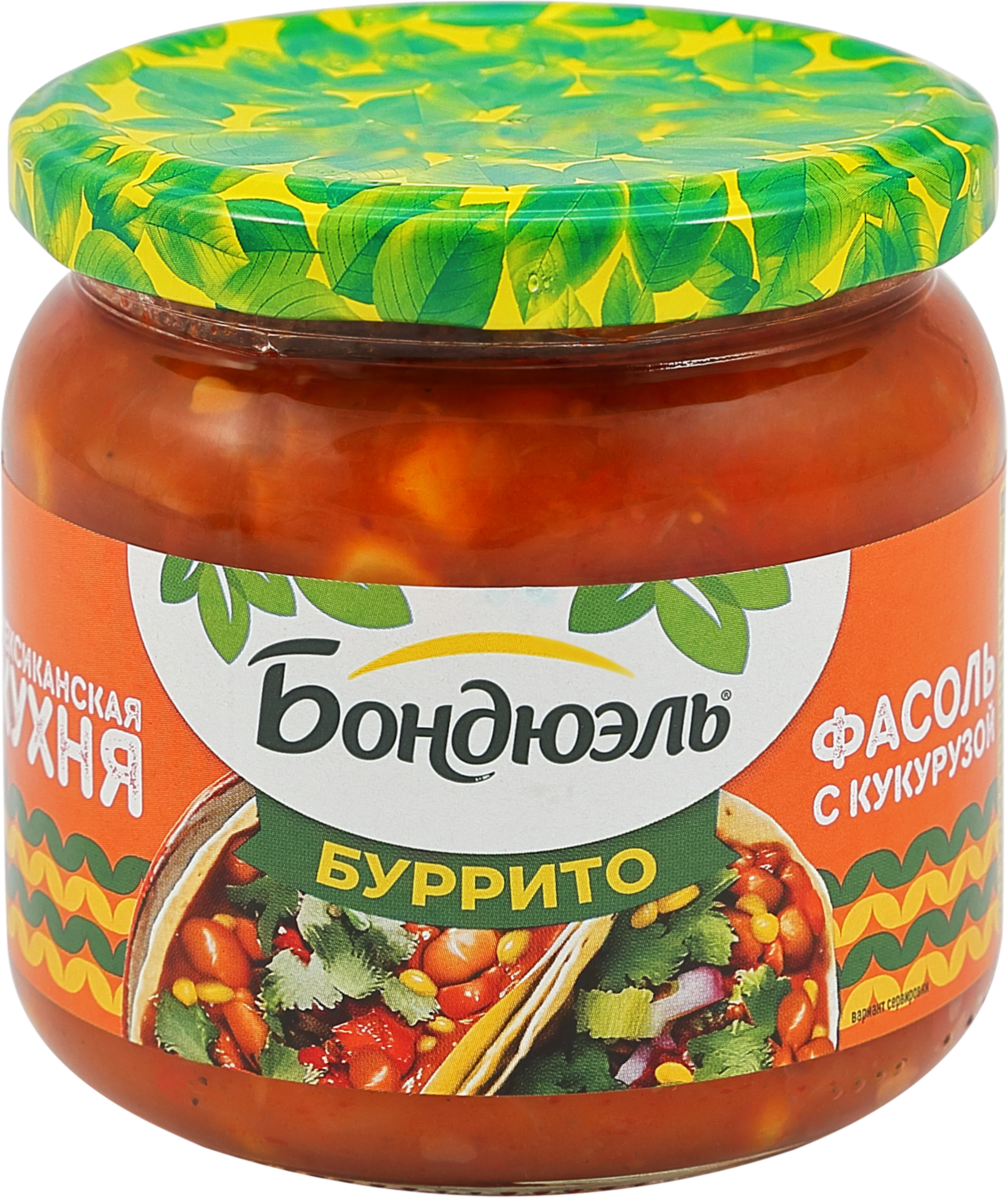 Изображение товара Фасоль красная BONDUELLE По-мексикански, с кукурузой в соусе Буррито, 350мл