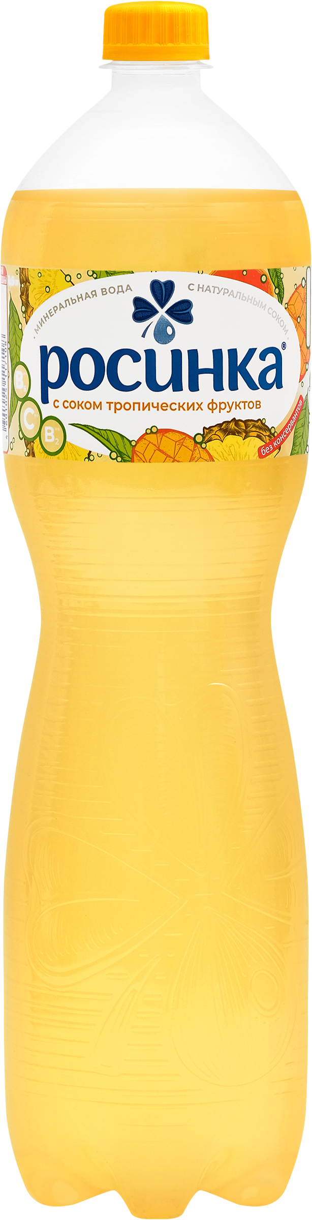 Изображение товара Напиток РОСИНКА с соком тропических фруктов газированный, 1.5л
