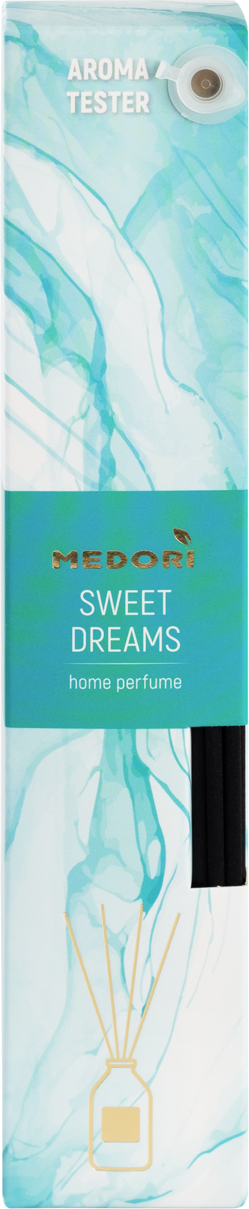 Изображение товара Диффузор MEDORI Sweet dreams с пробником и фибровыми палочками 50 мл