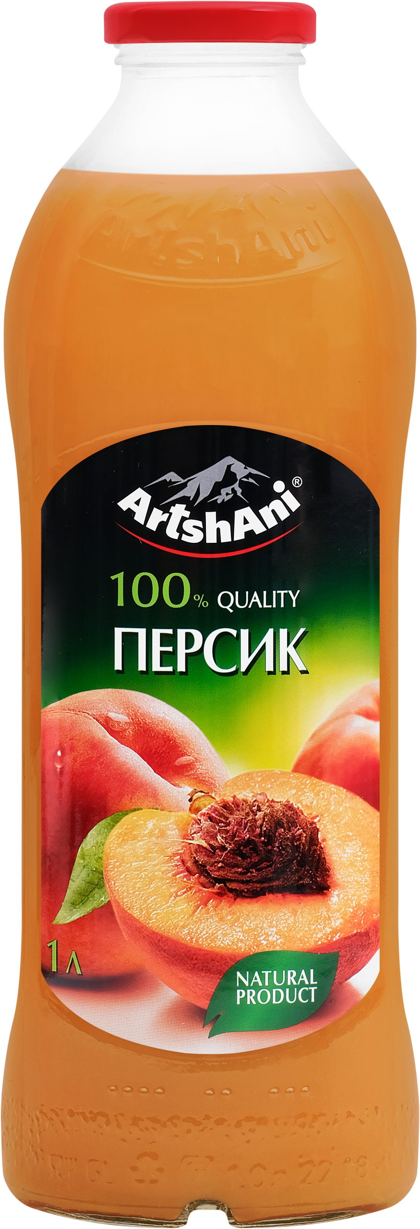 Изображение товара Нектар ARTSHANI Персиковый 1л натуральный без синтетики для детей и взрослых