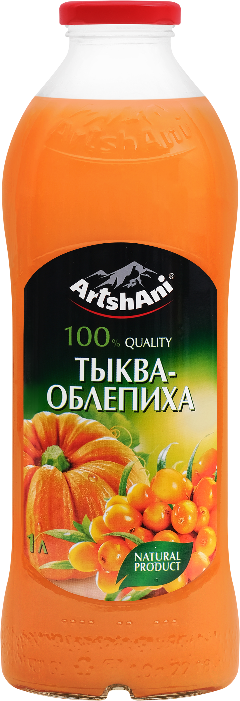 Изображение товара Нектар ARTSHANI Тыквенно-облепиховый с 3 лет, 1л натуральный напиток для детей и взрослых