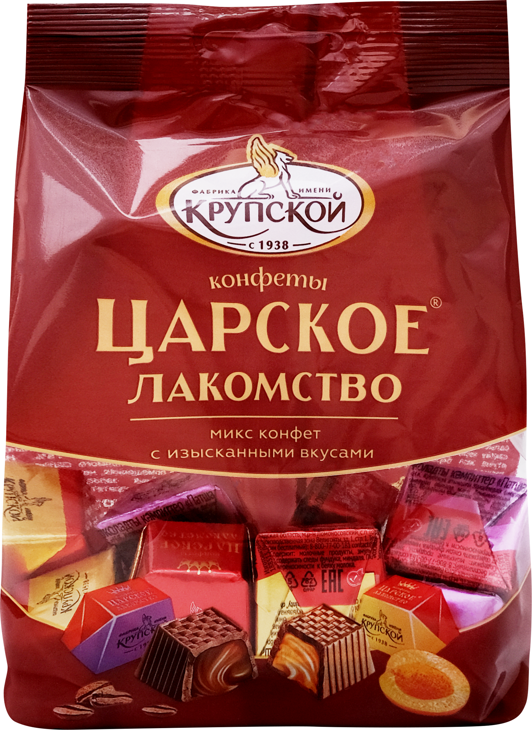 Изображение товара Конфеты Ф.КРУПСКОЙ Царское лакомство, 210г