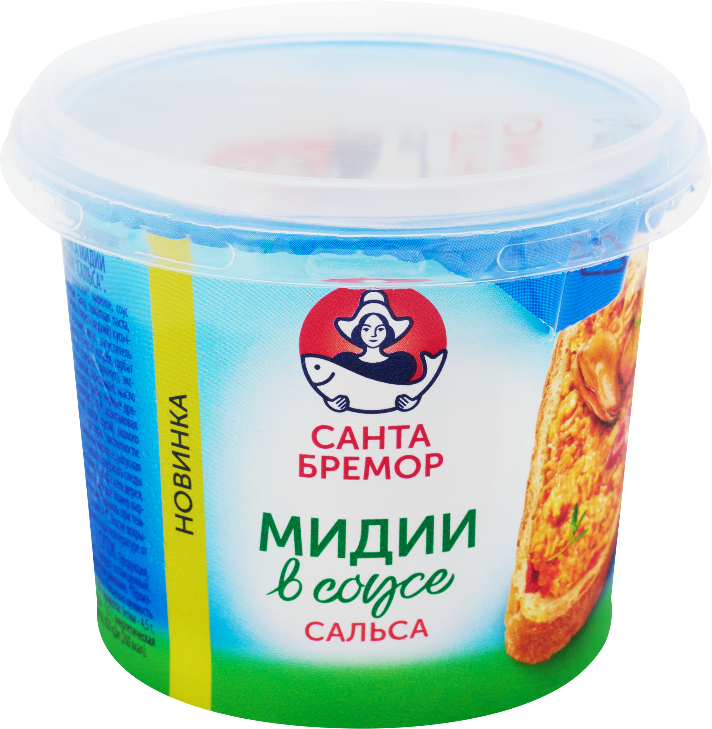 Изображение товара Паста САНТА БРЕМОР Сальса, из мяса мидий, 150г