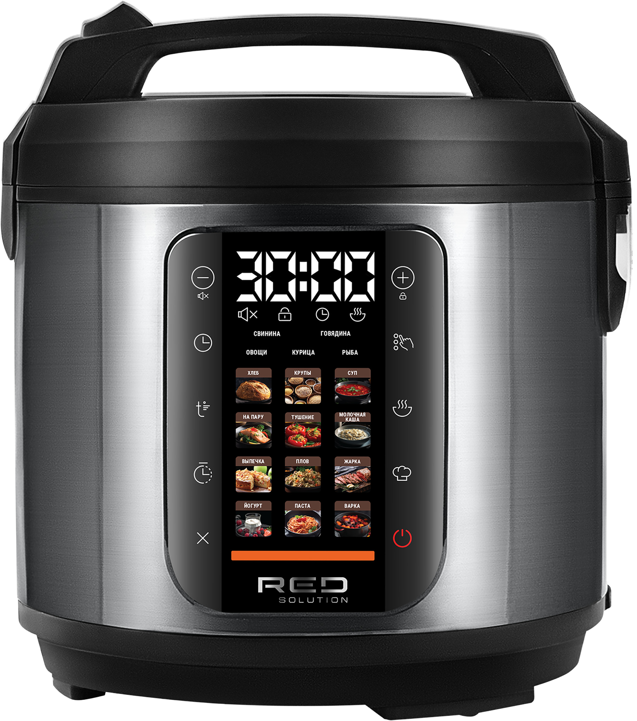 Изображение товара Мультиварка RED SOLUTION электронная сенсорная 860Вт с дисплеем модель M4100