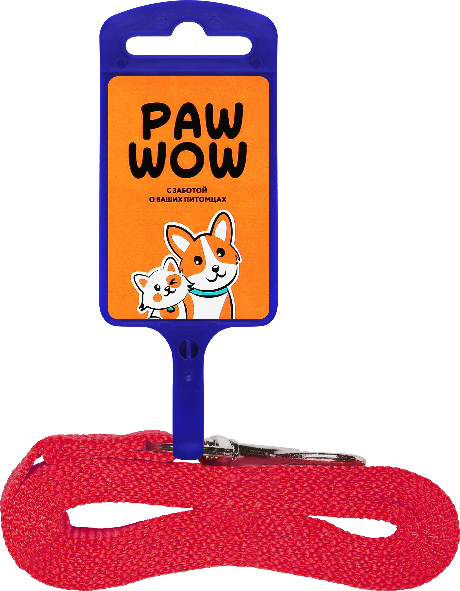 Изображение товара Поводок для собак PAW WOW усиленный синтетический, черный, 2м