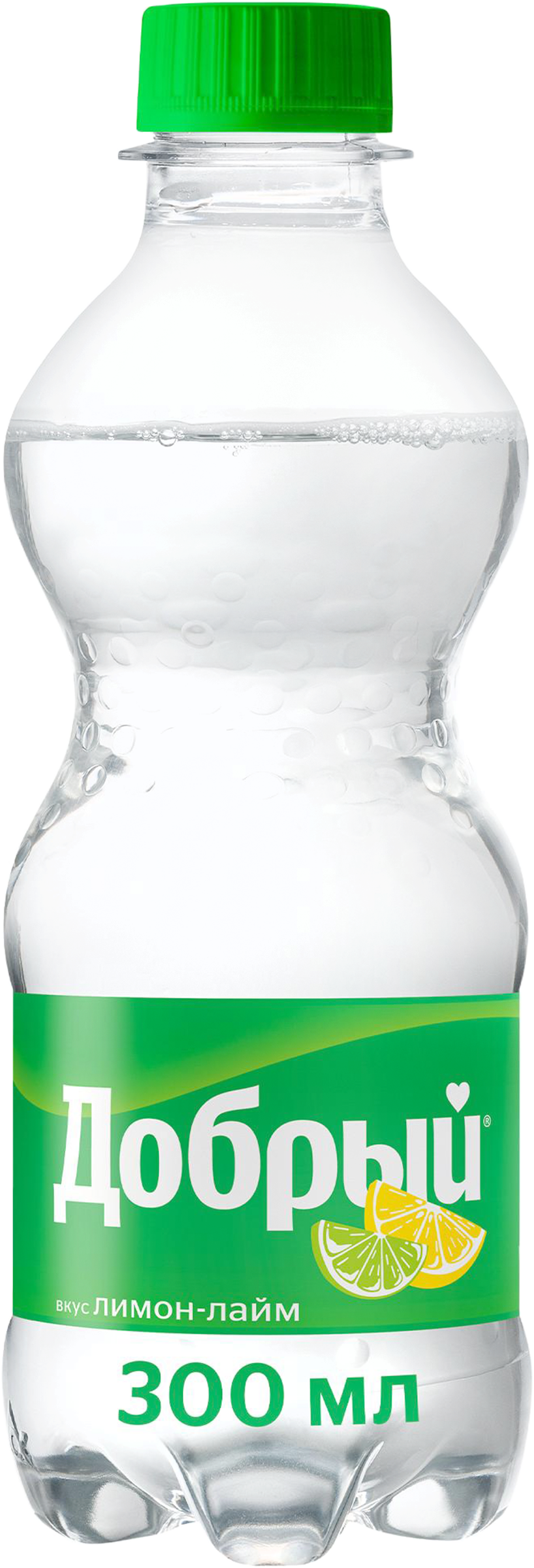 Изображение товара Напиток ДОБРЫЙ Лимон, лайм низкокалорийный сильногазированный, 0.3л