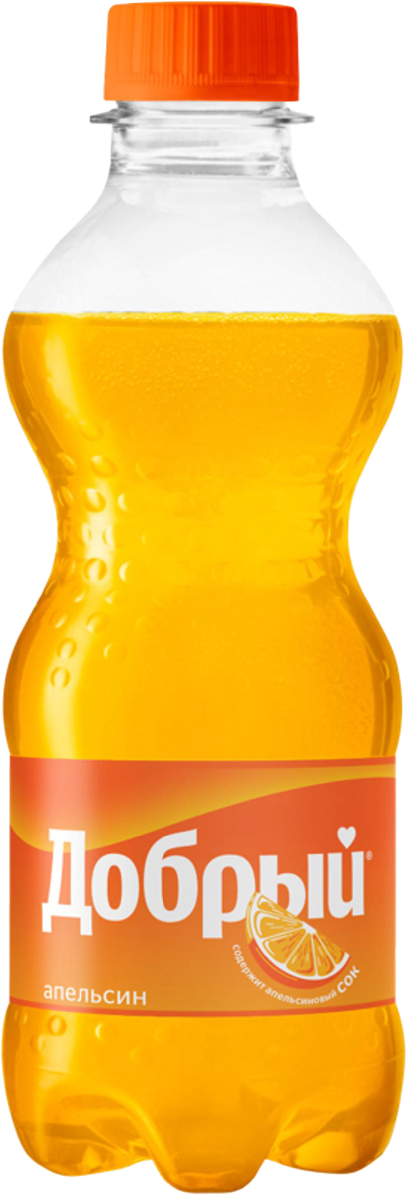 Изображение товара Напиток ДОБРЫЙ Апельсин с витамином С низкокалорийный сильногазированный 0.3л