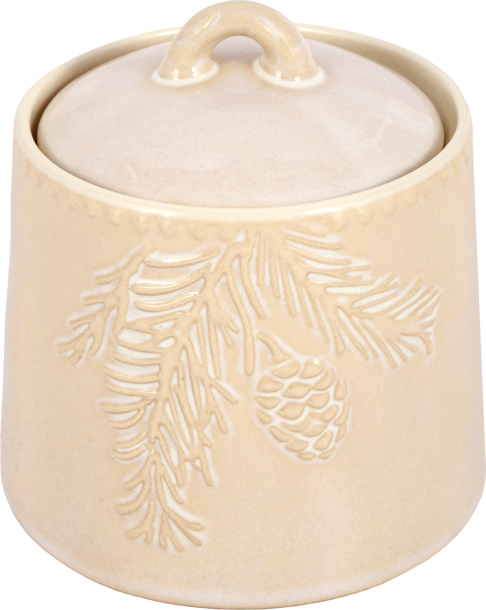 Изображение товара Сахарница HOMECLUB Conifer керамика белая для сахара и специй