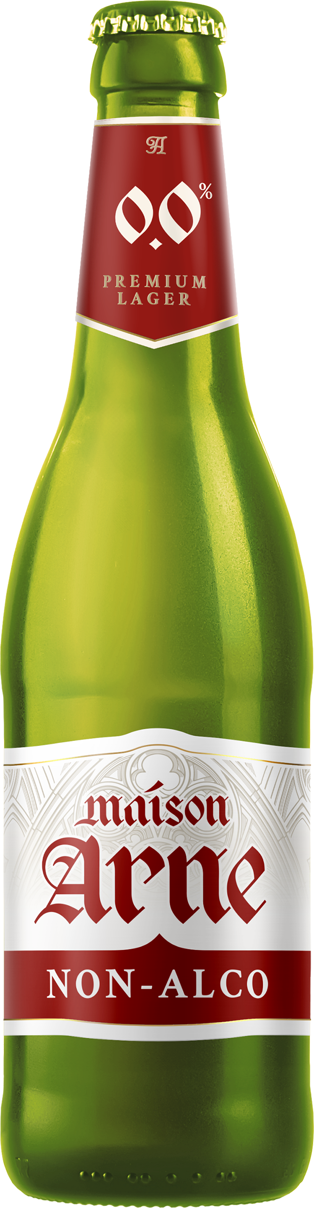 Изображение товара Напиток пивной безалкогольный MAISON ARNE Premium Lager 0.0 паст. ст.