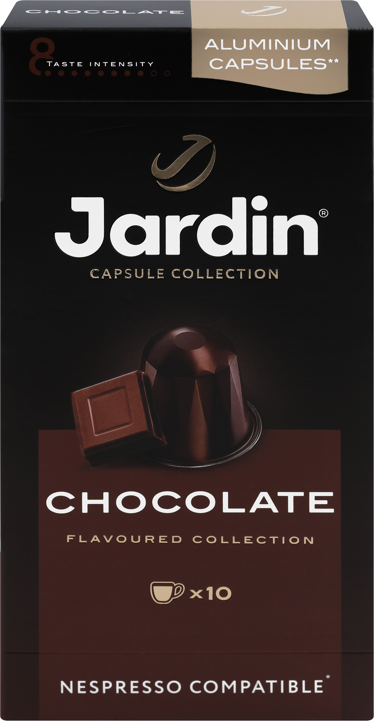 Изображение товара Кофе молотый в капсулах JARDIN бленд из Гватемалы и Колумбии c ароматом шоколада, 10кап