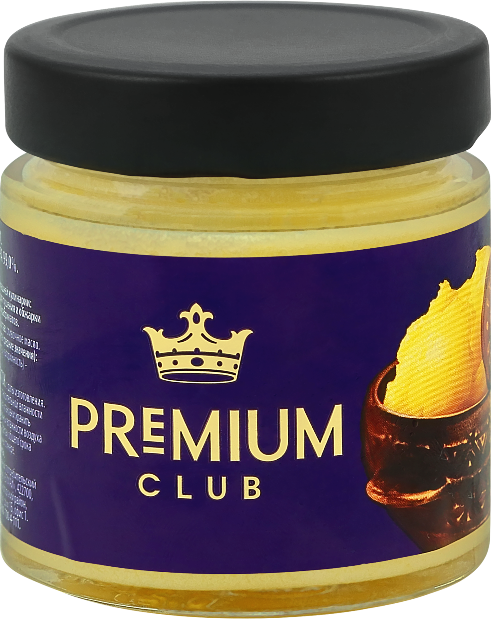 Изображение товара Масло топленое PREMIUM CLUB ГХИ 99% 150г натуральное для кухни и косметики