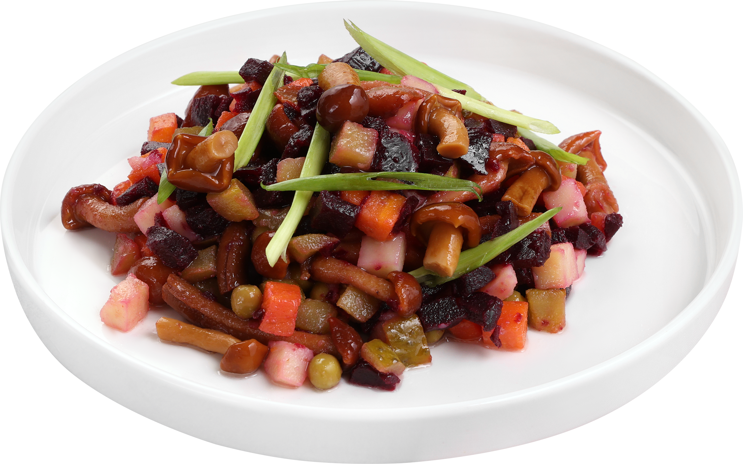 Изображение товара Салат Винегрет с маринованными опятами 479.99 рублей готов к употреблению