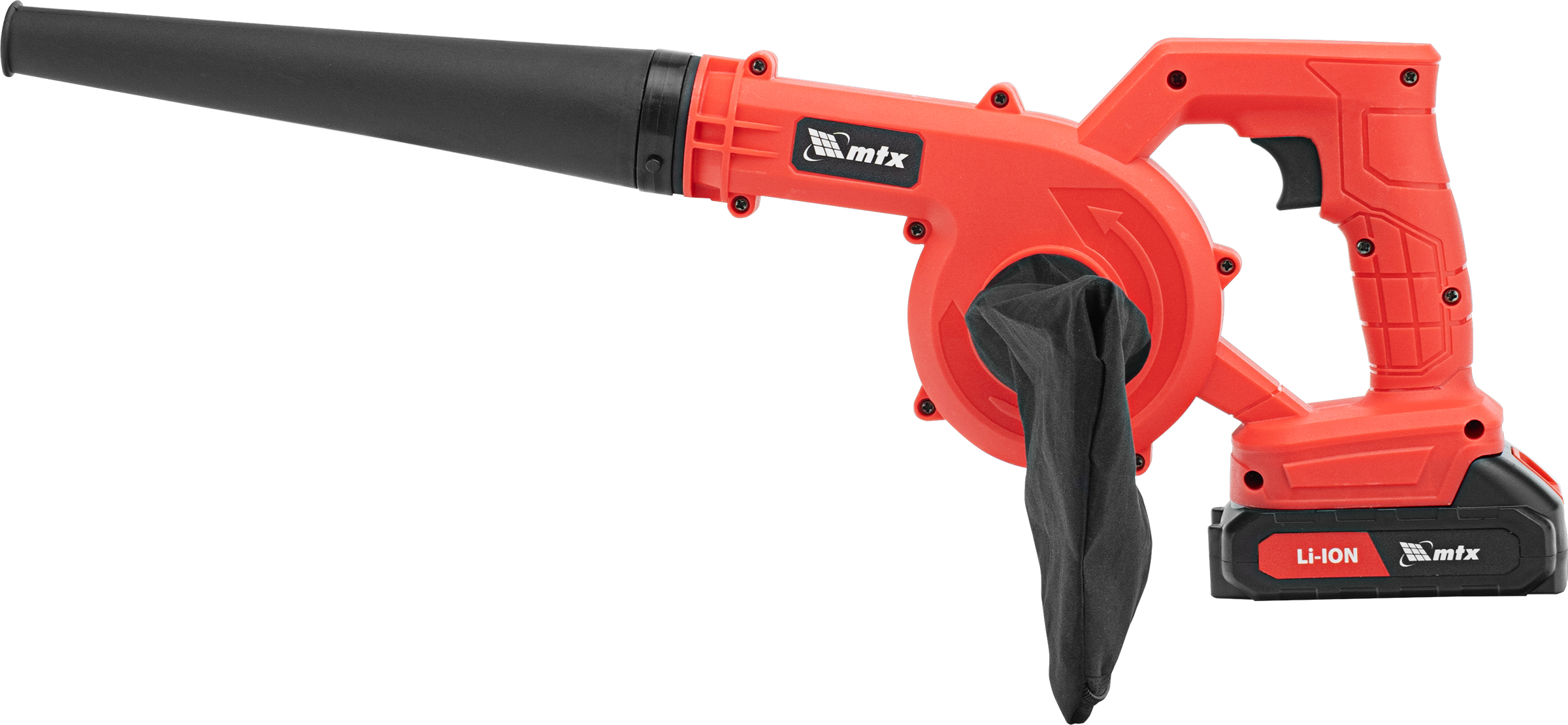 Изображение товара Воздуходувка-пылесос аккумуляторная MTX LB-185 75м/с 185м3/ч Li-Ion 20В