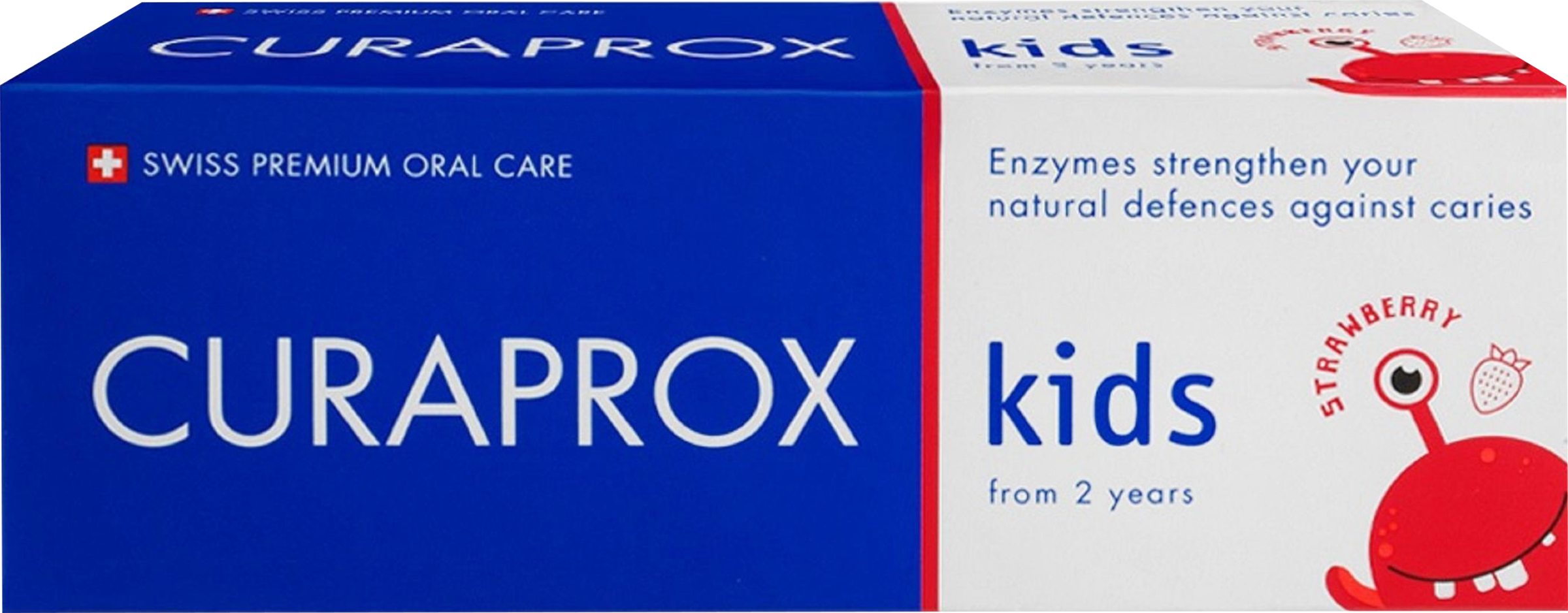 Изображение товара Зубная паста детская CURAPROX Kids со вкусом клубники, с 2 лет, 60мл