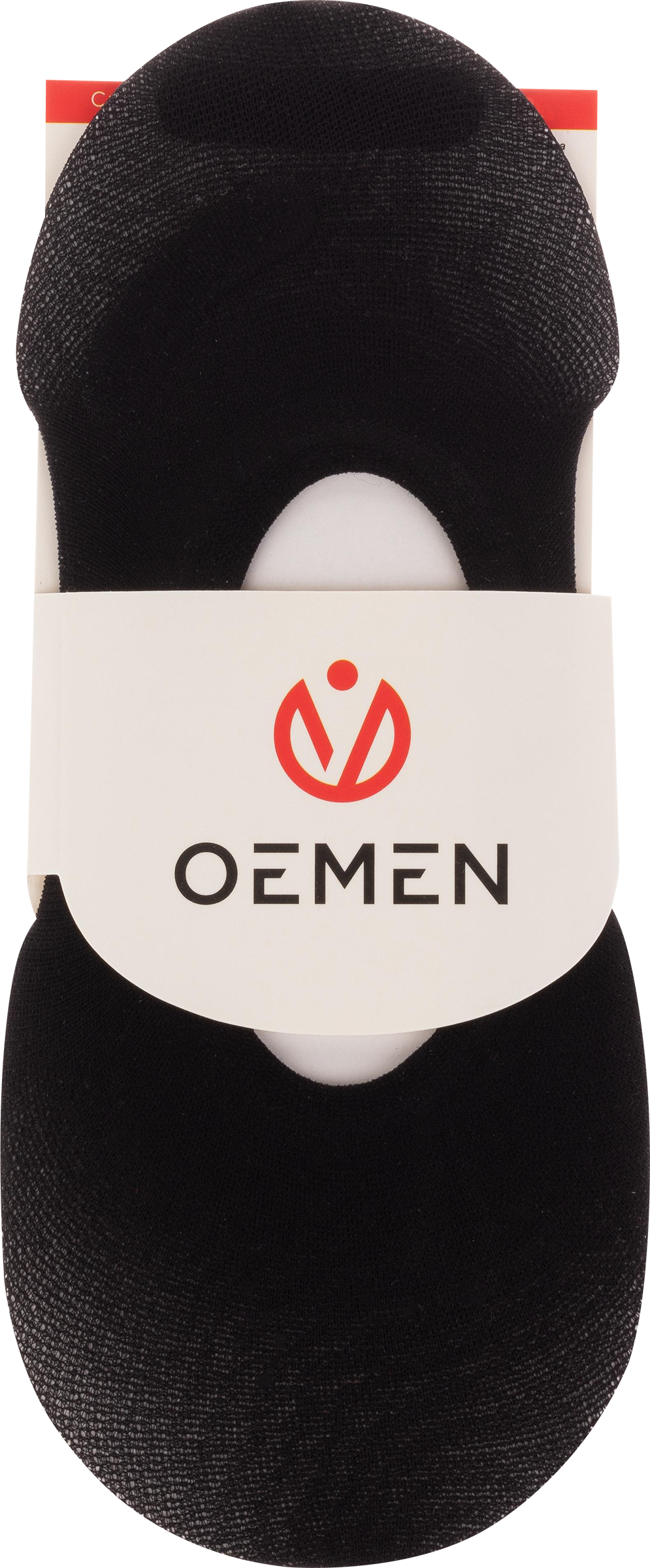 Изображение товара Подследники женские OEMEN с силиконовой вставкой на пятке, черные, Арт. KP006
