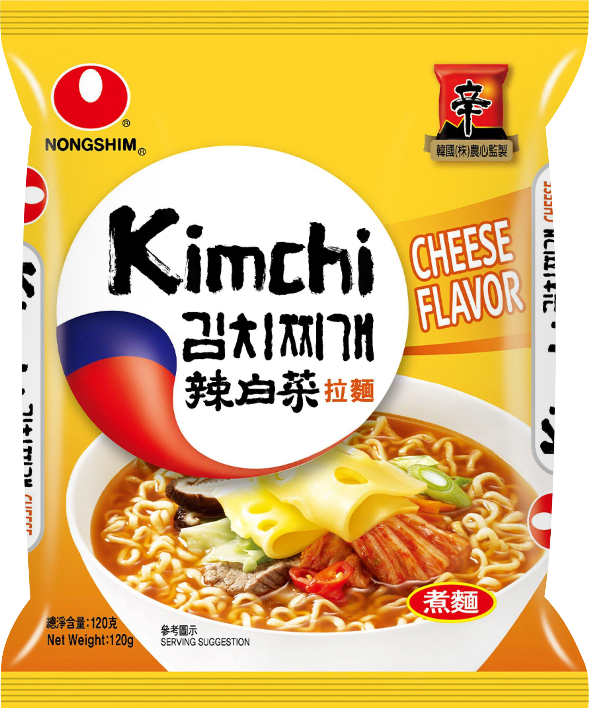 Изображение товара Лапша NONGSHIM Кимчи Рамен с сырным вкусом, 120г