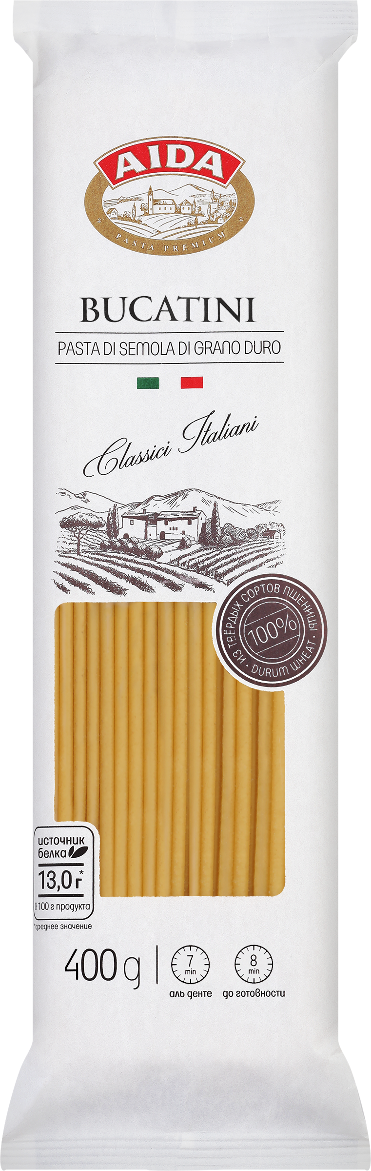 Изображение товара Макароны AIDA Bucatini Букатини, 400г