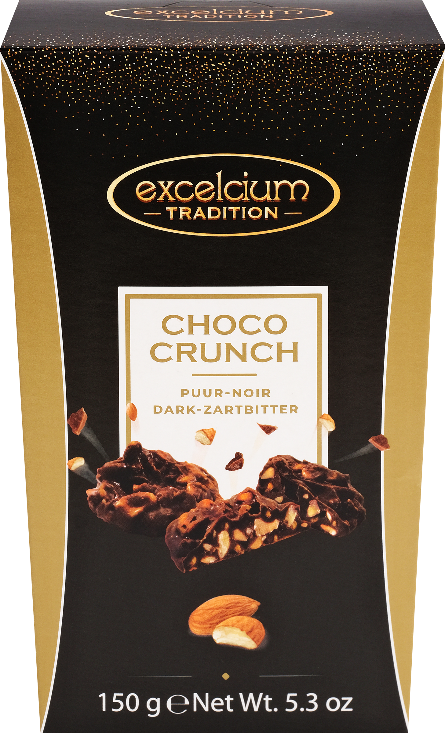 Изображение товара Набор конфет HAMLET Choco Crunch Dark, из темного шоколада, 150г