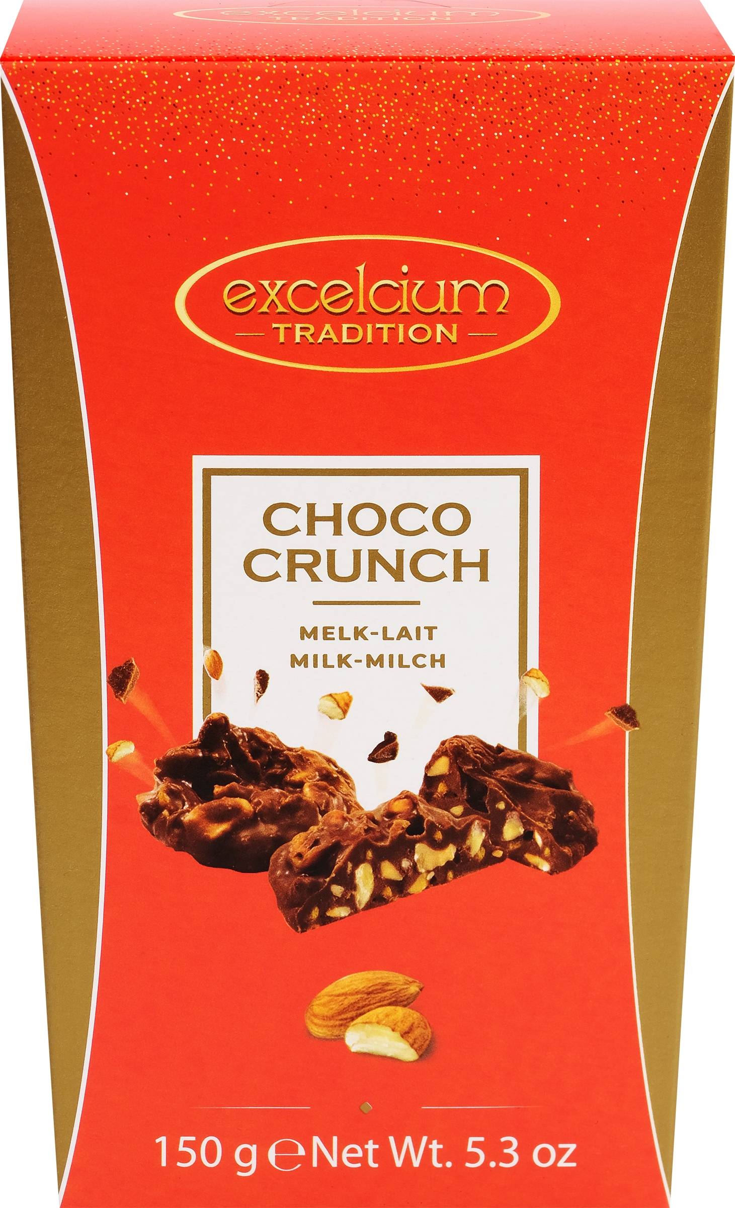 Изображение товара Набор конфет HAMLET Choco Crunch Milk, из молочного шоколада, 150г