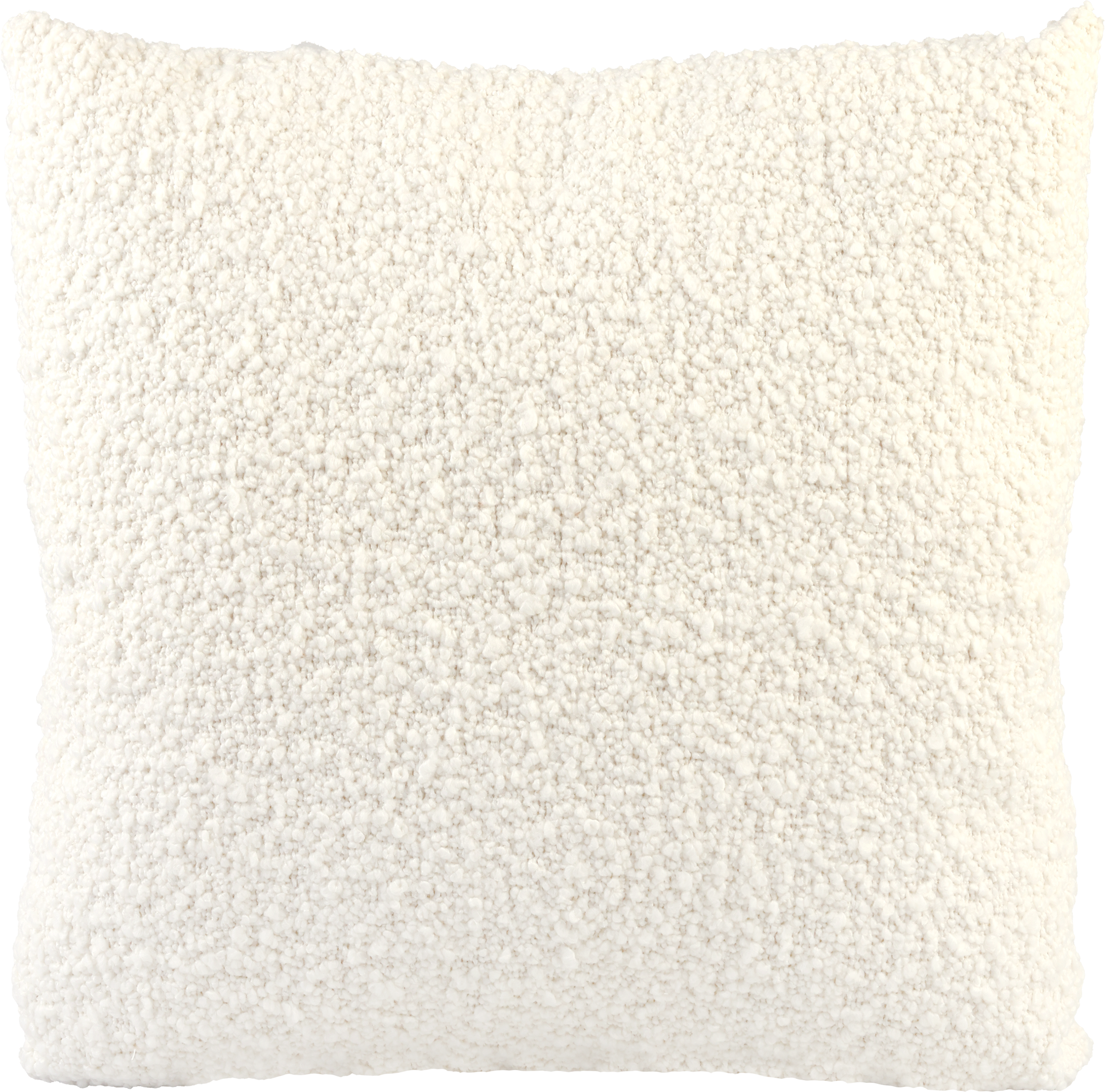 Изображение товара Декоративная подушка HOMECLUB Букле 40x40см, Молочная