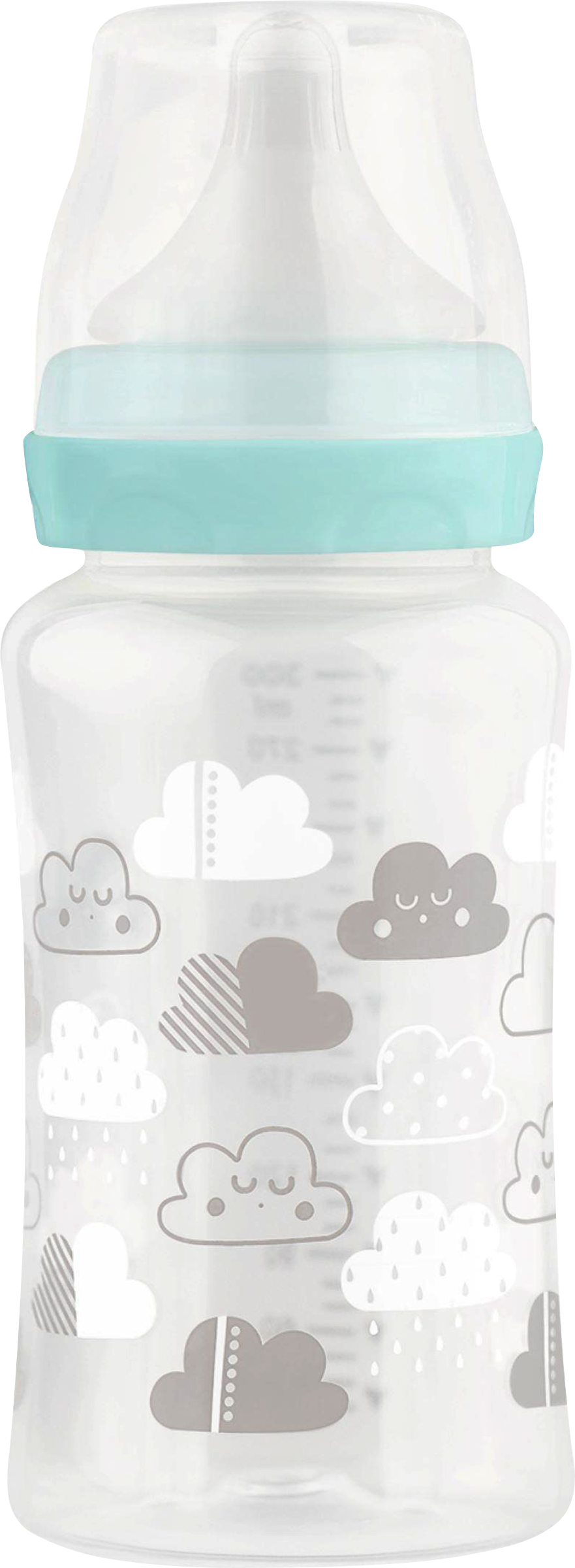 Изображение товара Бутылочка для кормления LUBBY с молочной соской на широкое горло 3 месяца