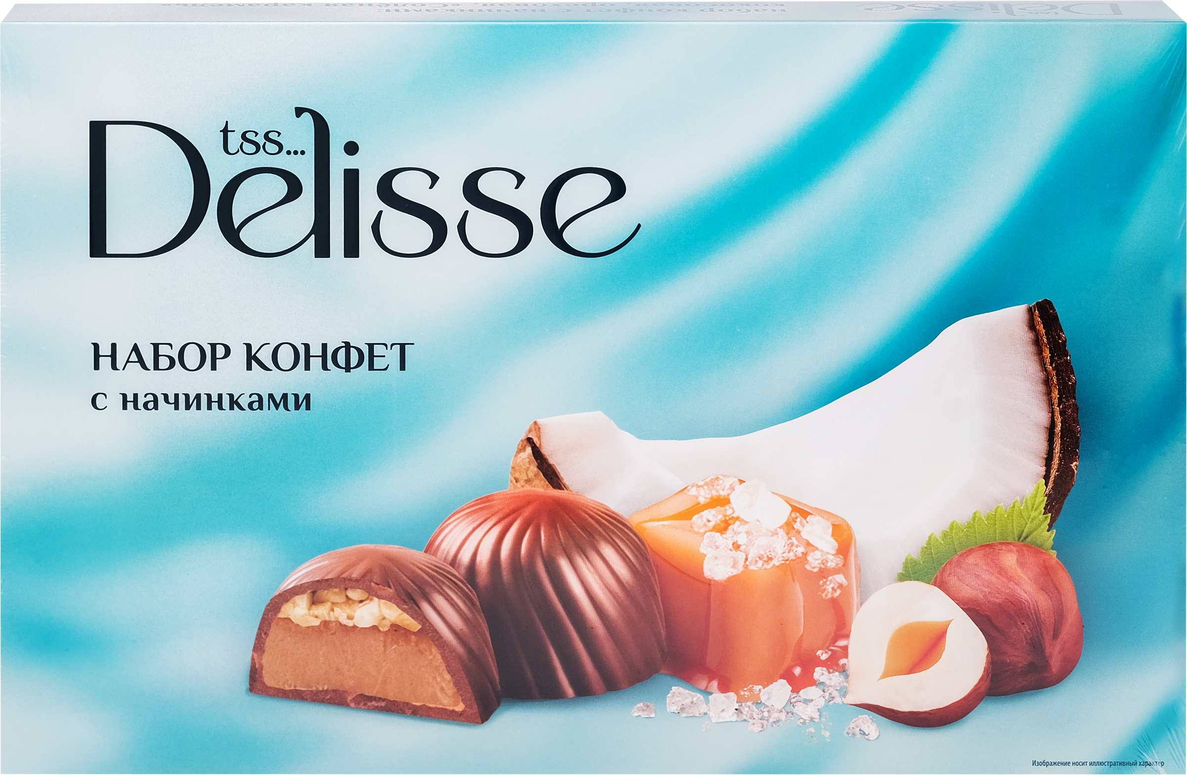 Изображение товара Набор конфет DELISSE с начинками, 155г