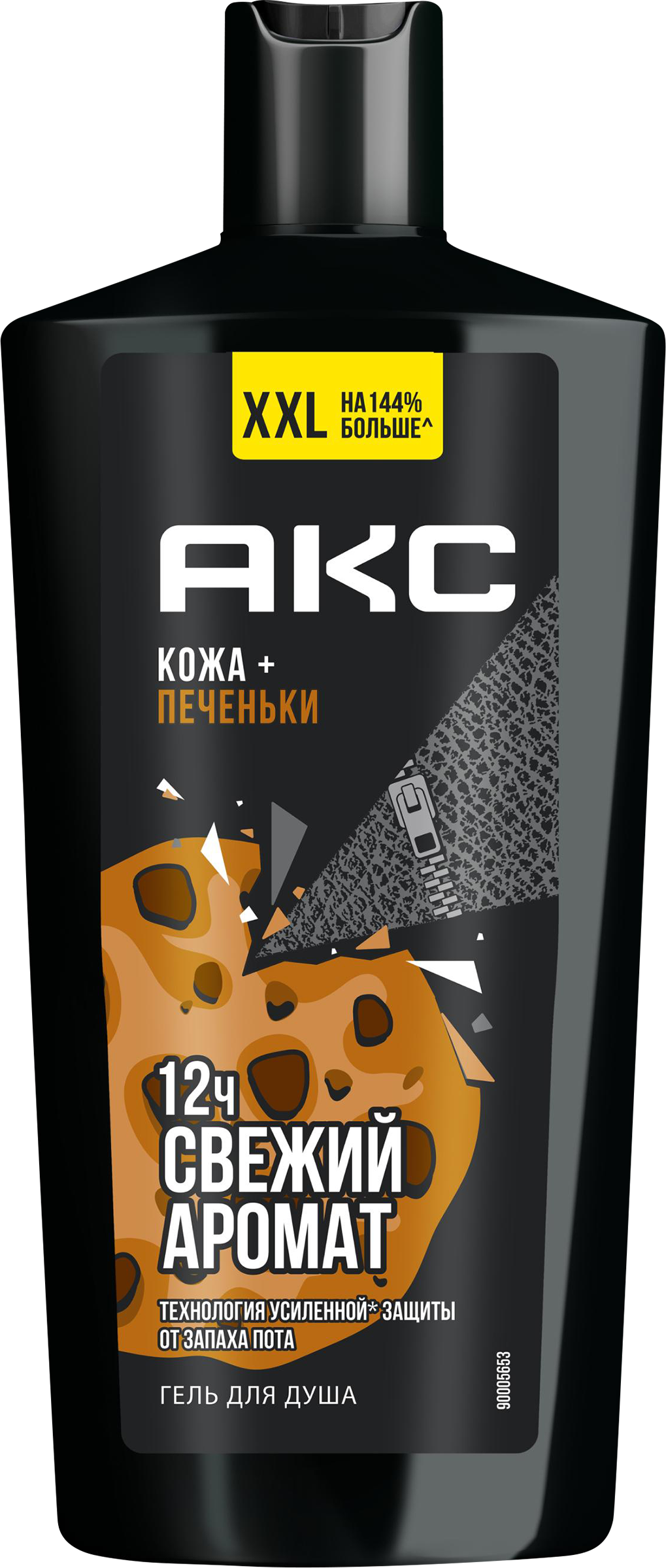 Изображение товара Гель для душа мужской AKC Кожа и печеньки 610 мл для ухода и очищения