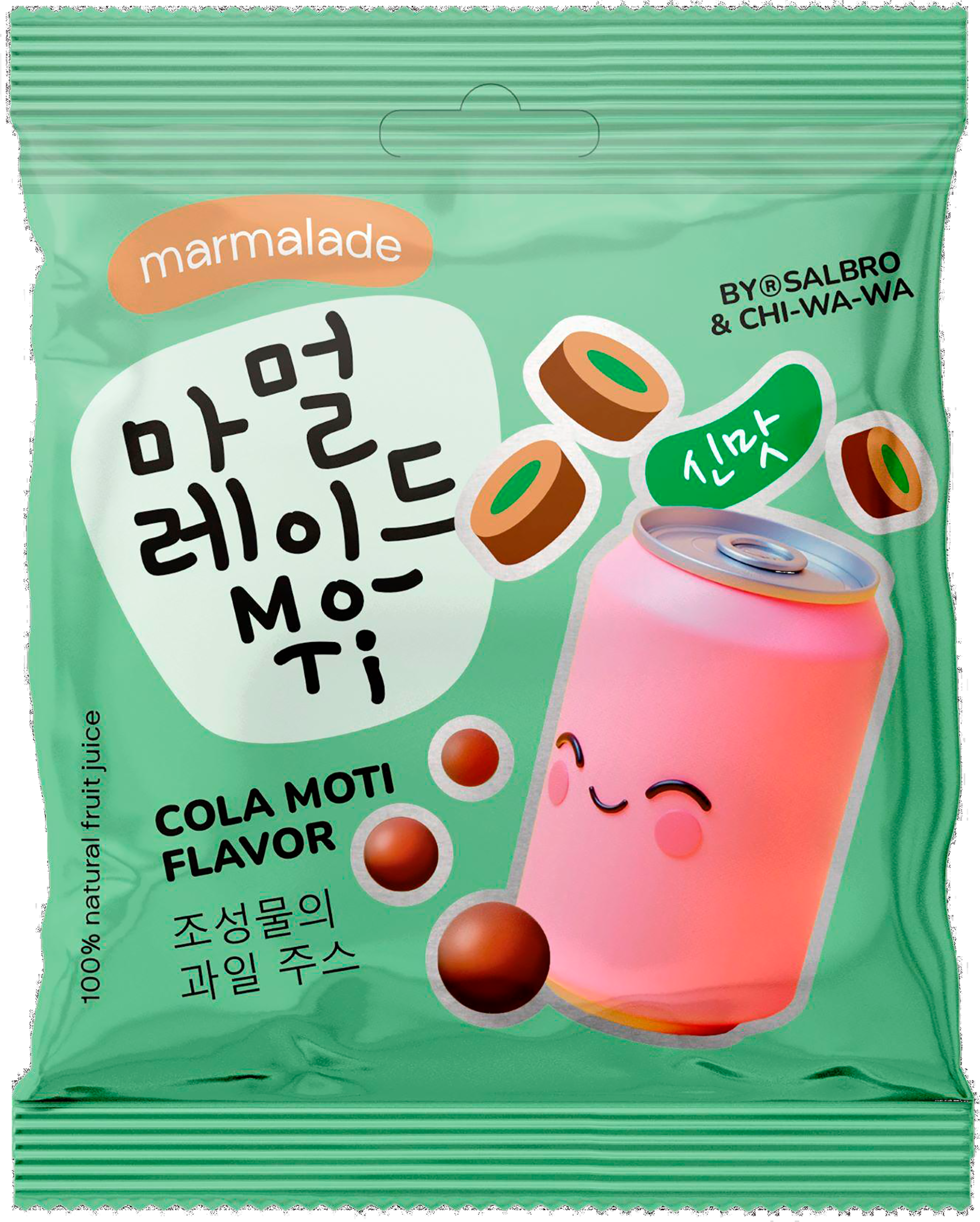 Изображение товара Мармелад CHI-WA-WA Asia line со вкусом колы в форме карандаша 45 г