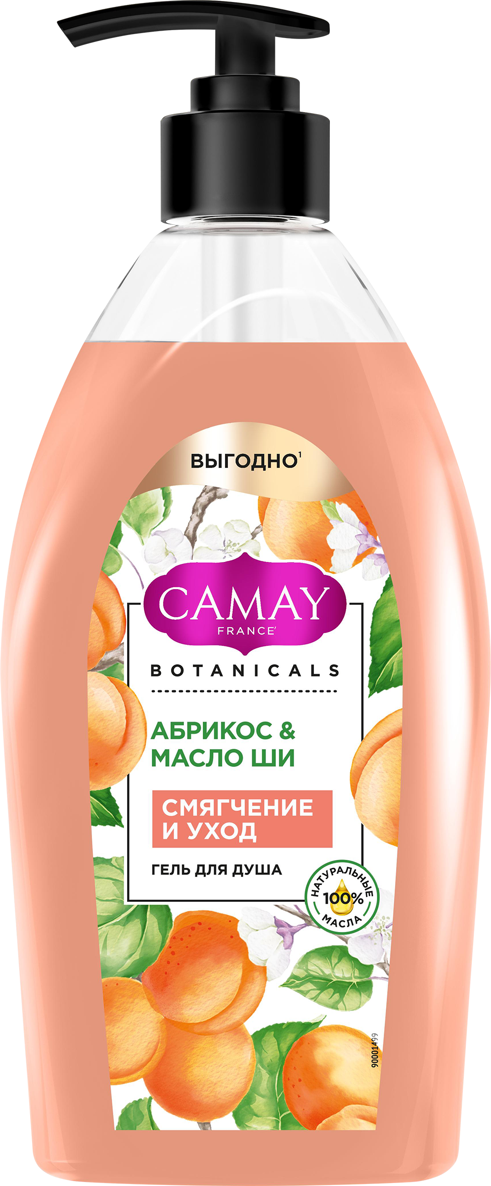 Изображение товара Гель для душа CAMAY Абрикос и масло ши 750 мл