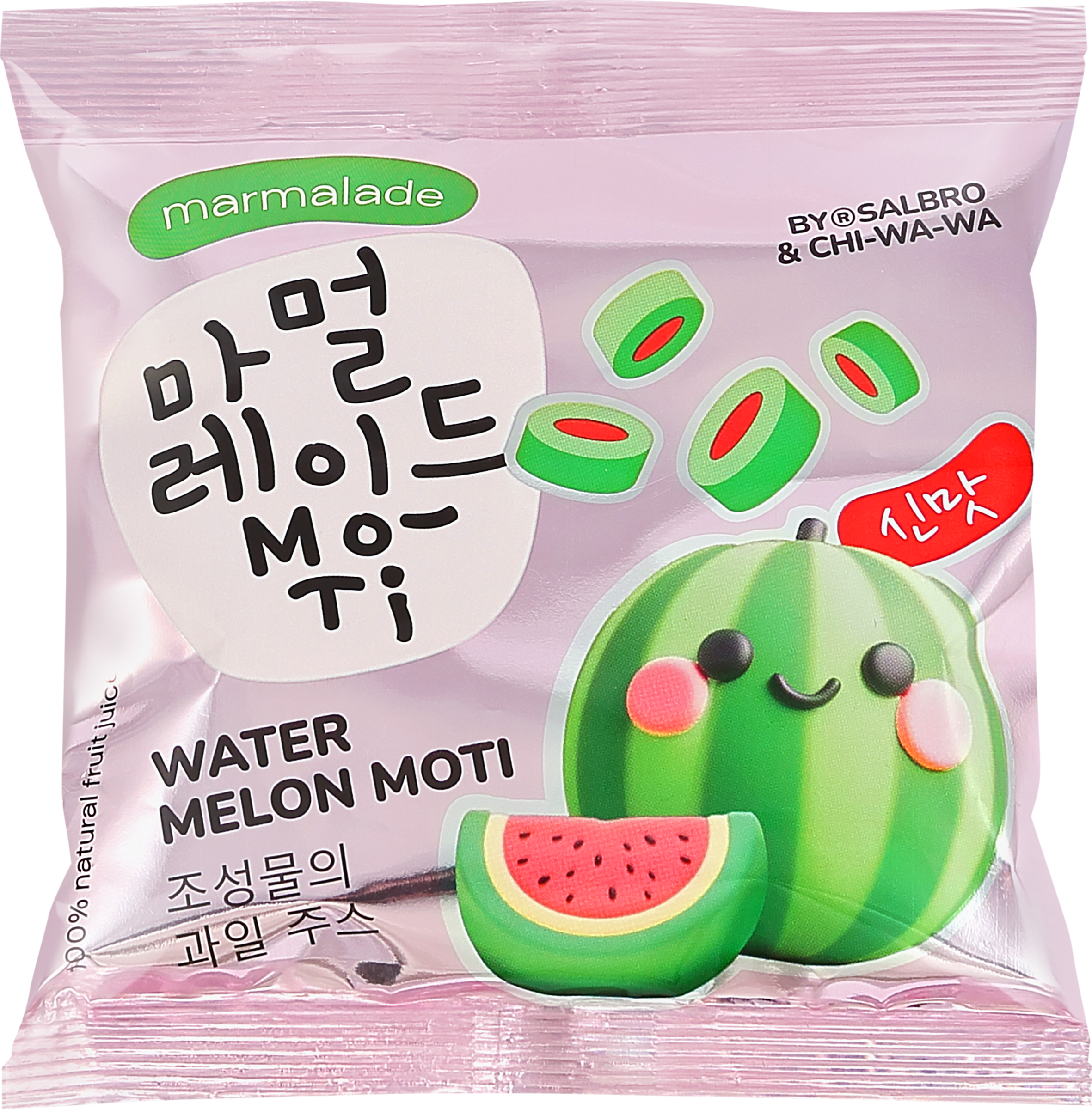 Изображение товара Мармелад CHI-WA-WA Asia line со вкусом арбуза кислые кусочки в форме карандаша 45г