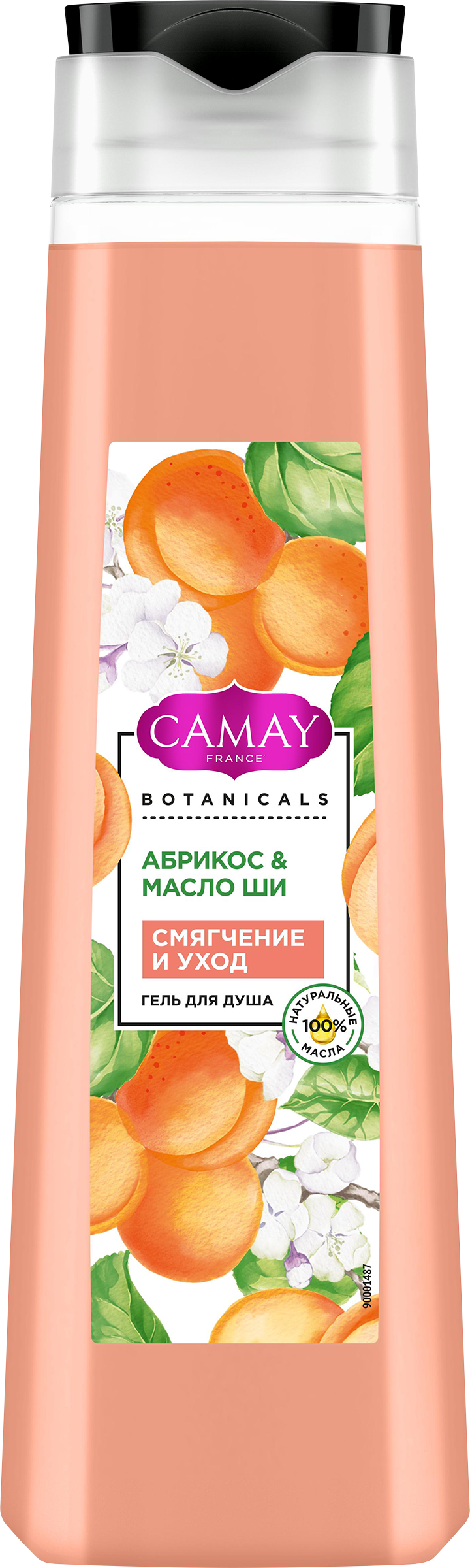 Изображение товара Гель для душа CAMAY Абрикос и масло ши 400мл, мягкое очищение и питание кожи