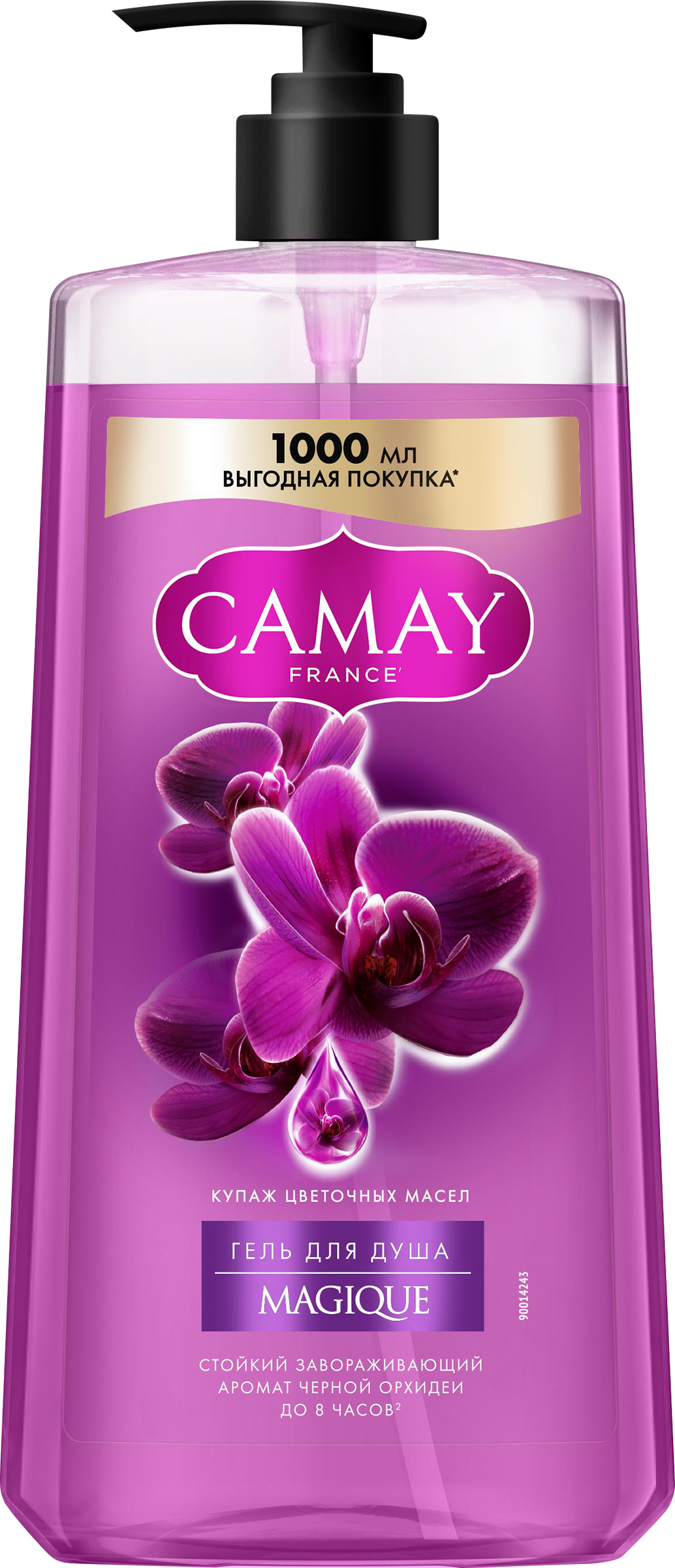 Изображение товара Гель для душа CAMAY Магическое заклинание 1000мл с ароматом орхидеи
