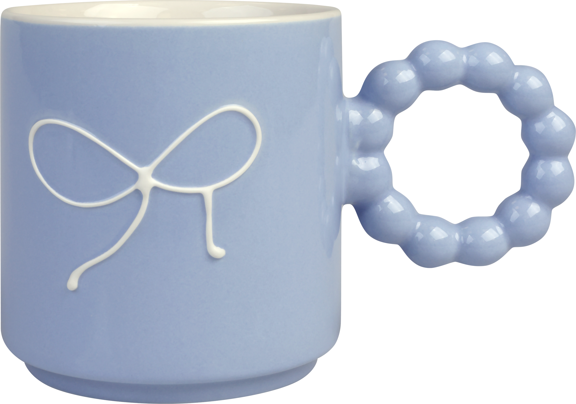 Изображение товара Кружка HOMECLUB Нежность, фарфор, голубая, 420мл, Арт. YL259124