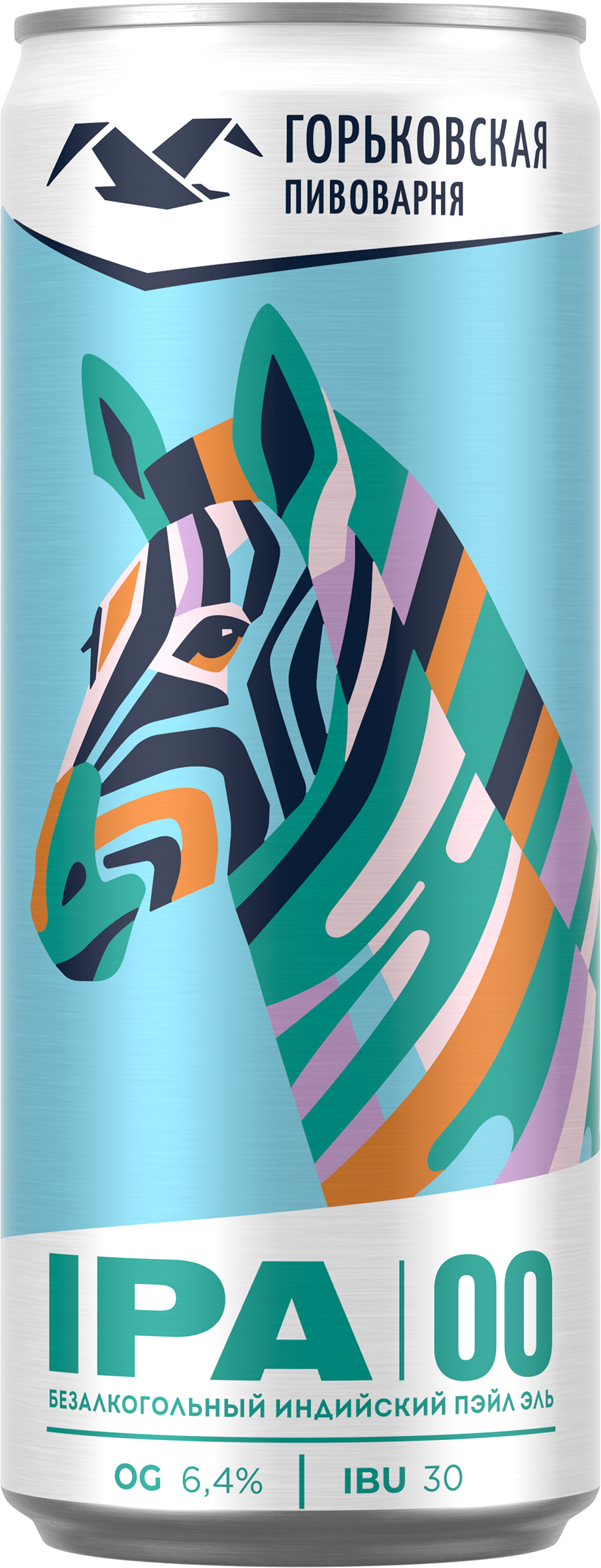 Изображение товара Пиво безалкогольное ГОРЬКОВСКАЯ ПИВОВАРН IPA 0.5% ж/б