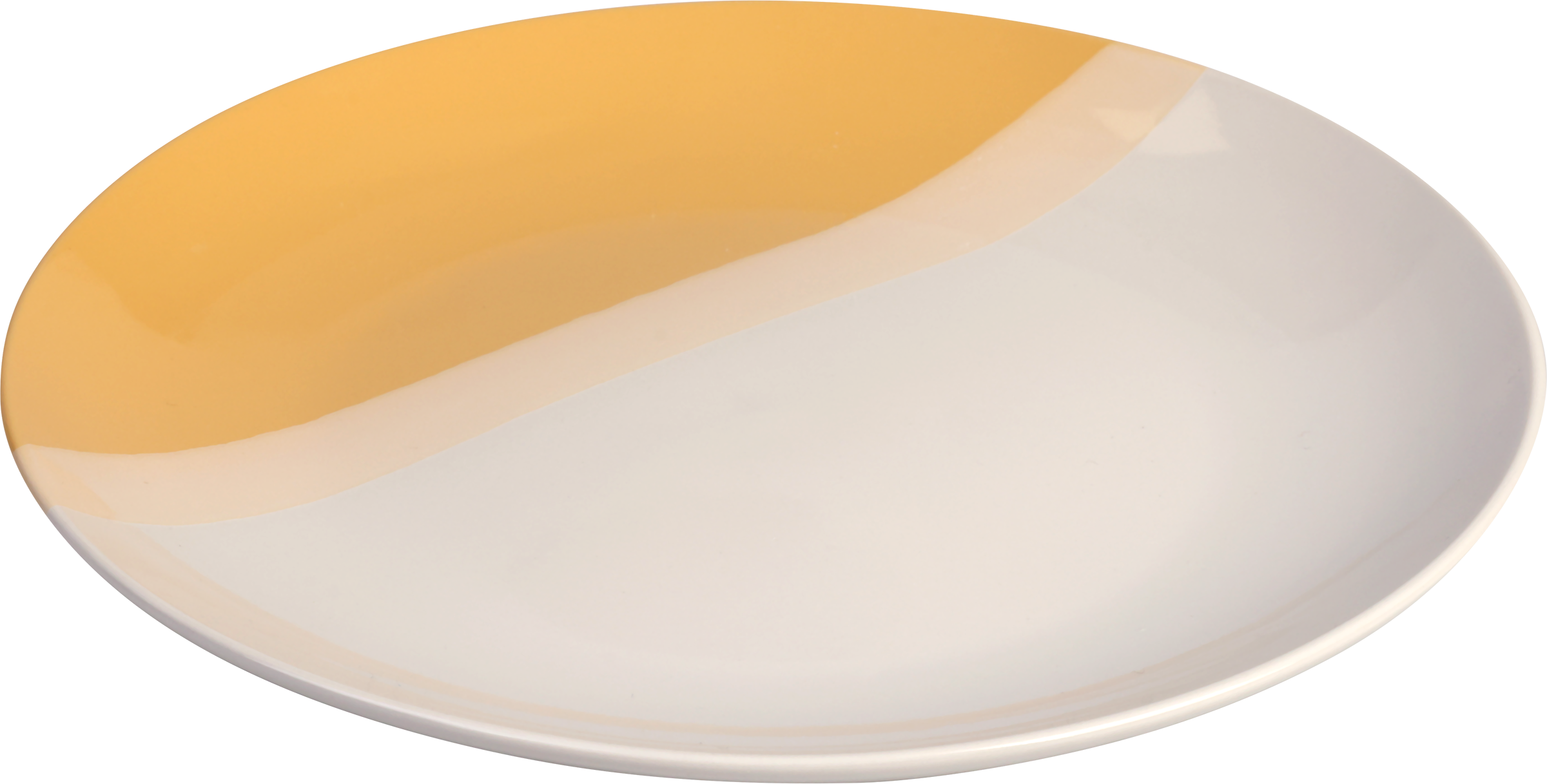 Изображение товара Десертная тарелка HOMECLUB Warm season 19см керамика белая и желтая