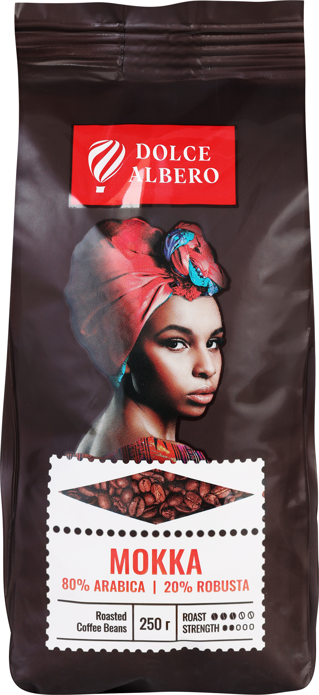 Изображение товара Кофе зерновой DOLCE ALBERO Mokka м/у