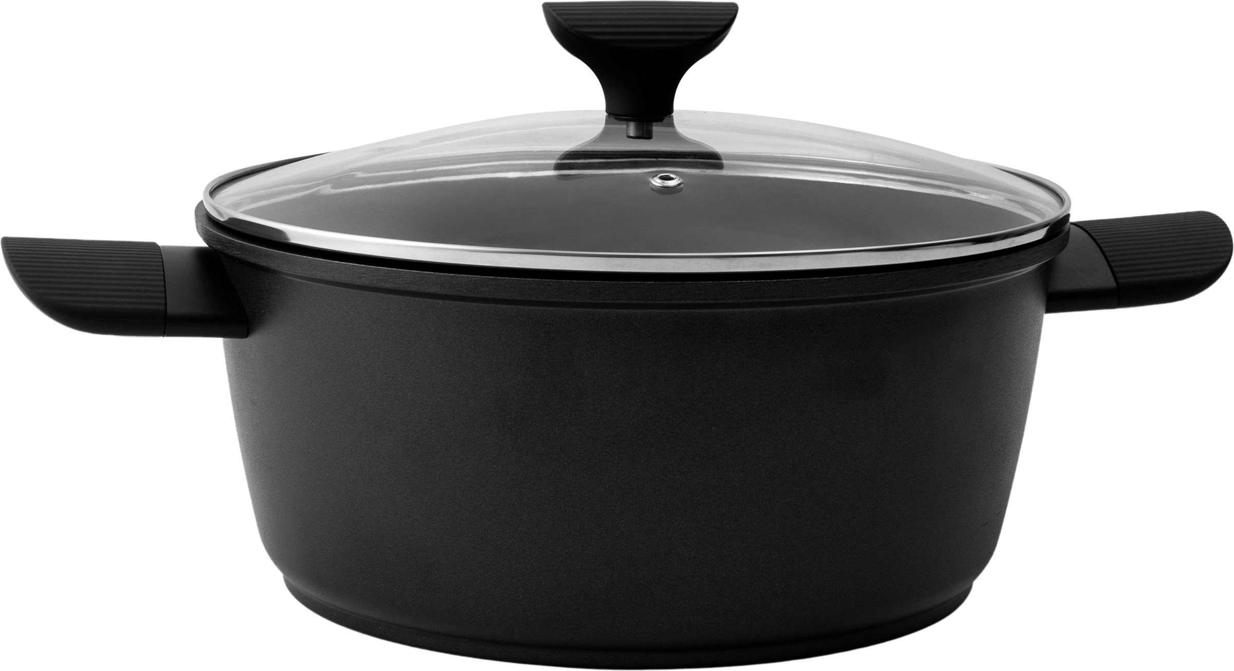 Изображение товара Кастрюля PLATINUM CHOICE Smart Cook 5.7л литая с стеклянной крышкой для индукции