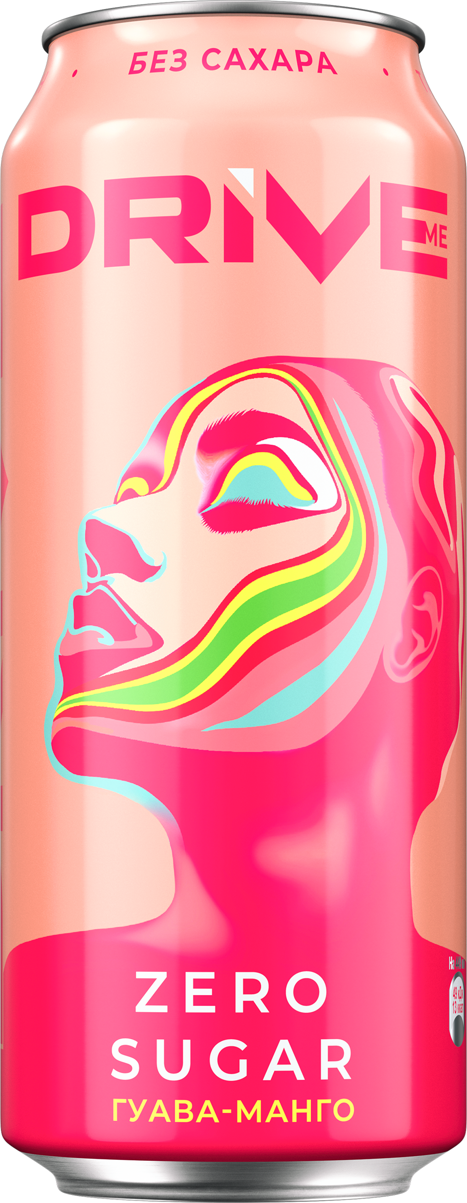Изображение товара Энергетический напиток DRIVE ME Zero Sugar Guava Mango 0.449л без сахара