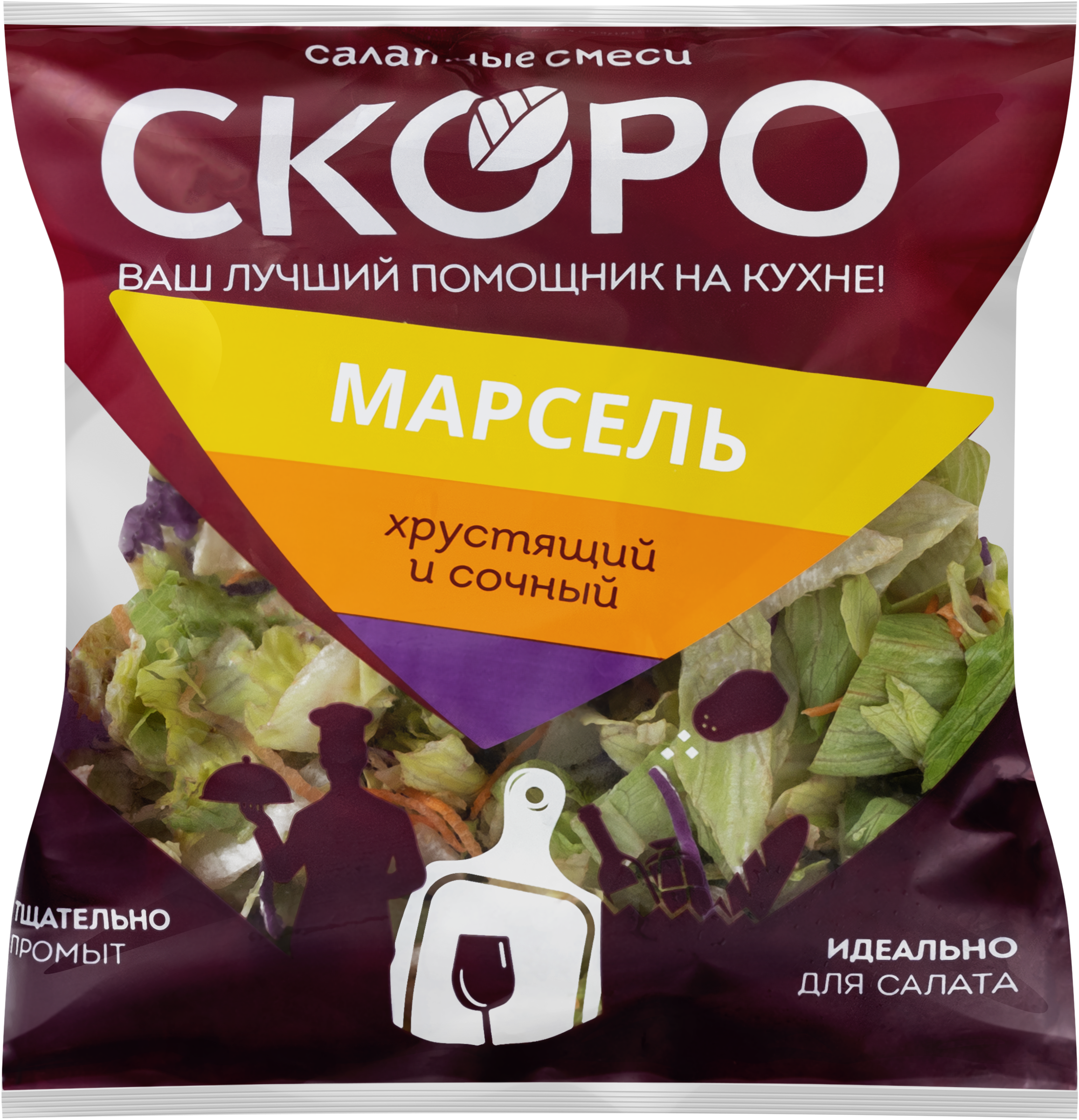 Изображение товара Смесь салатная SCORO Марсель, 200г