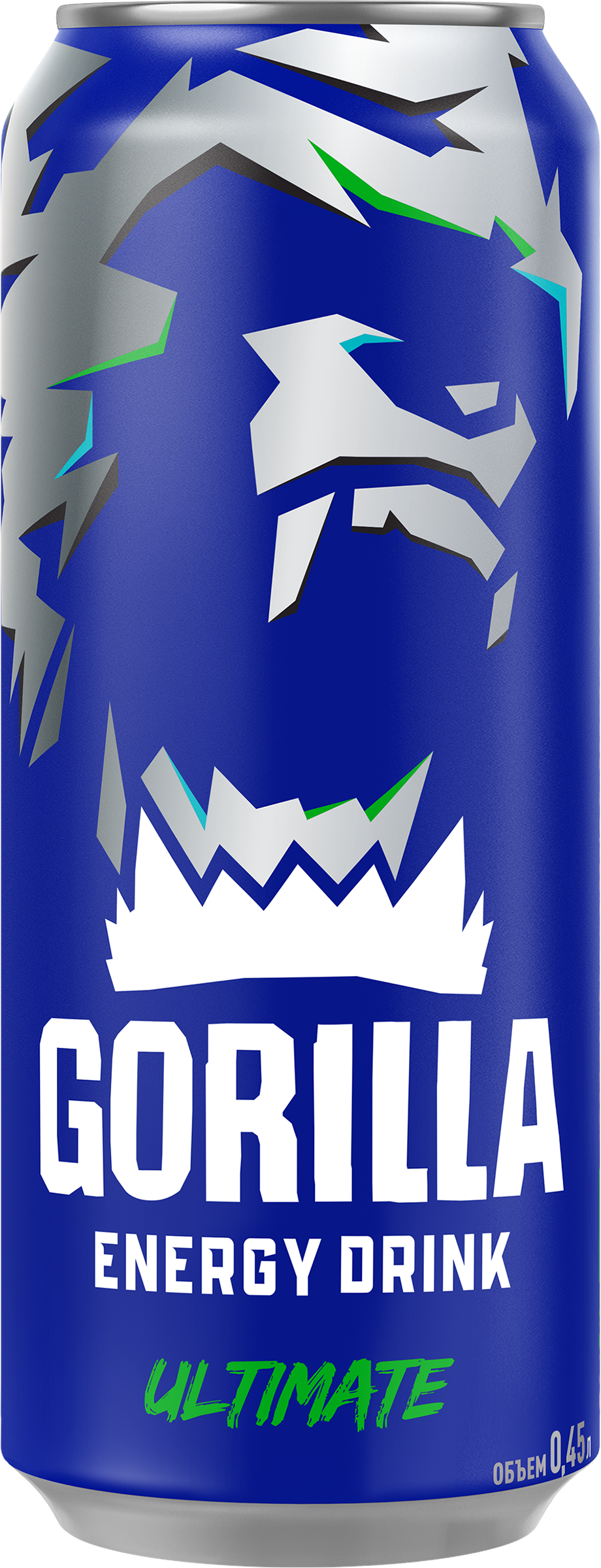 Изображение товара Напиток энергетический GORILLA Ultimate газированный 0.45л